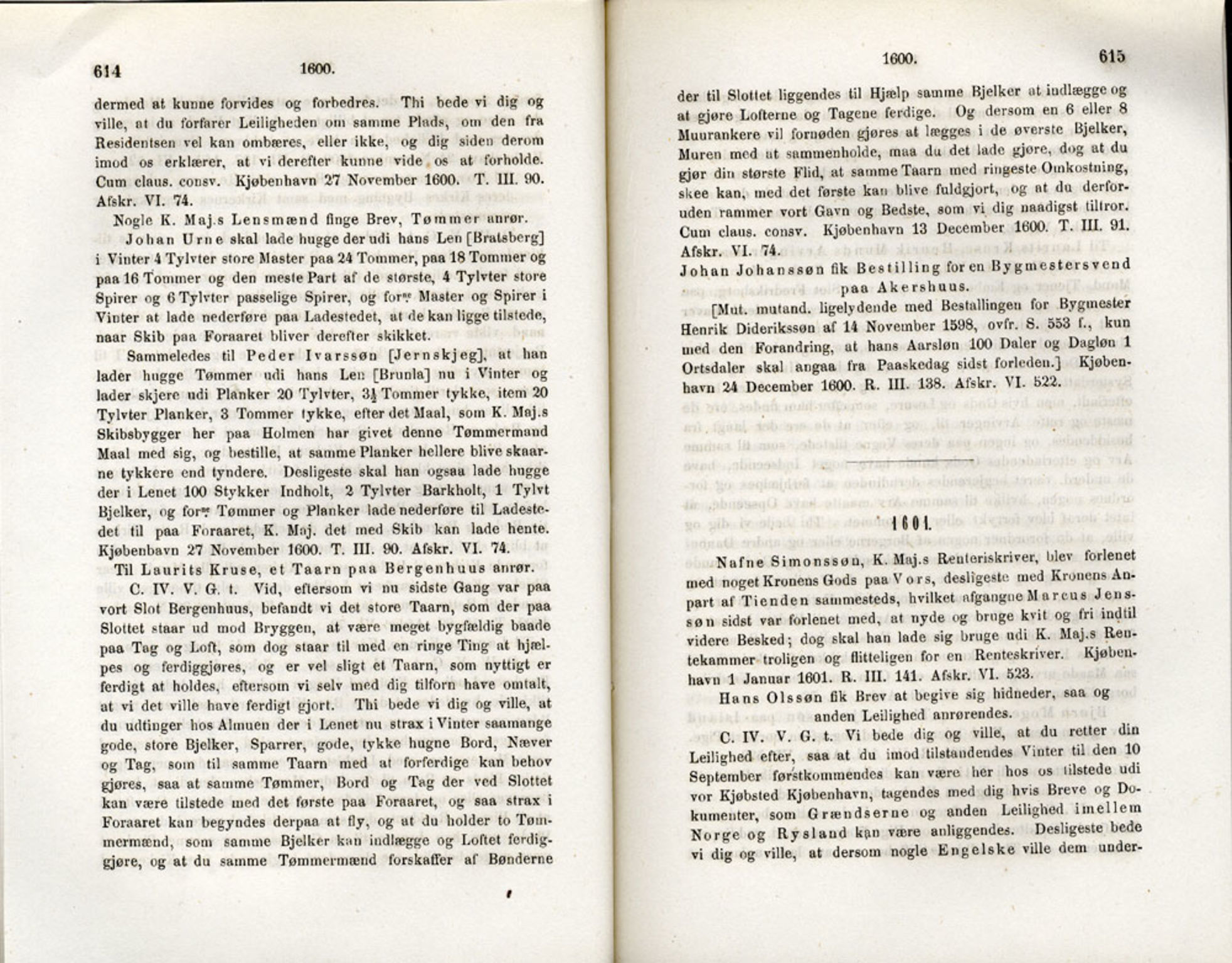 Publikasjoner utgitt av Det Norske Historiske Kildeskriftfond, PUBL/-/-/-: Norske Rigs-Registranter, bind 3, 1588-1602, p. 614-615