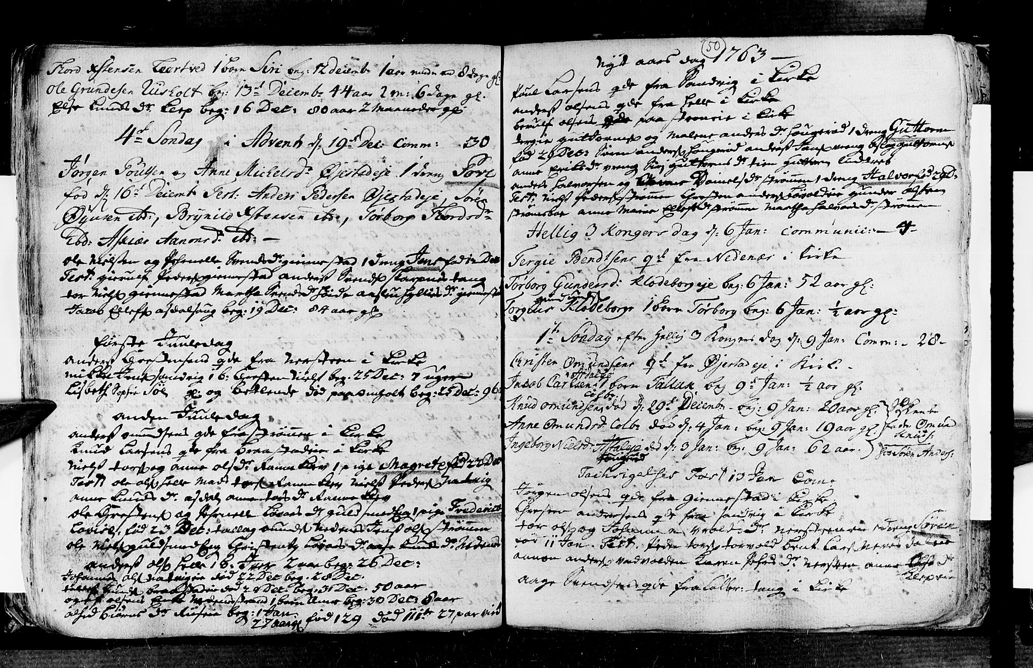 Øyestad sokneprestkontor, AV/SAK-1111-0049/F/Fa/L0006: Parish register (official) no. A 6, 1758-1776, p. 50