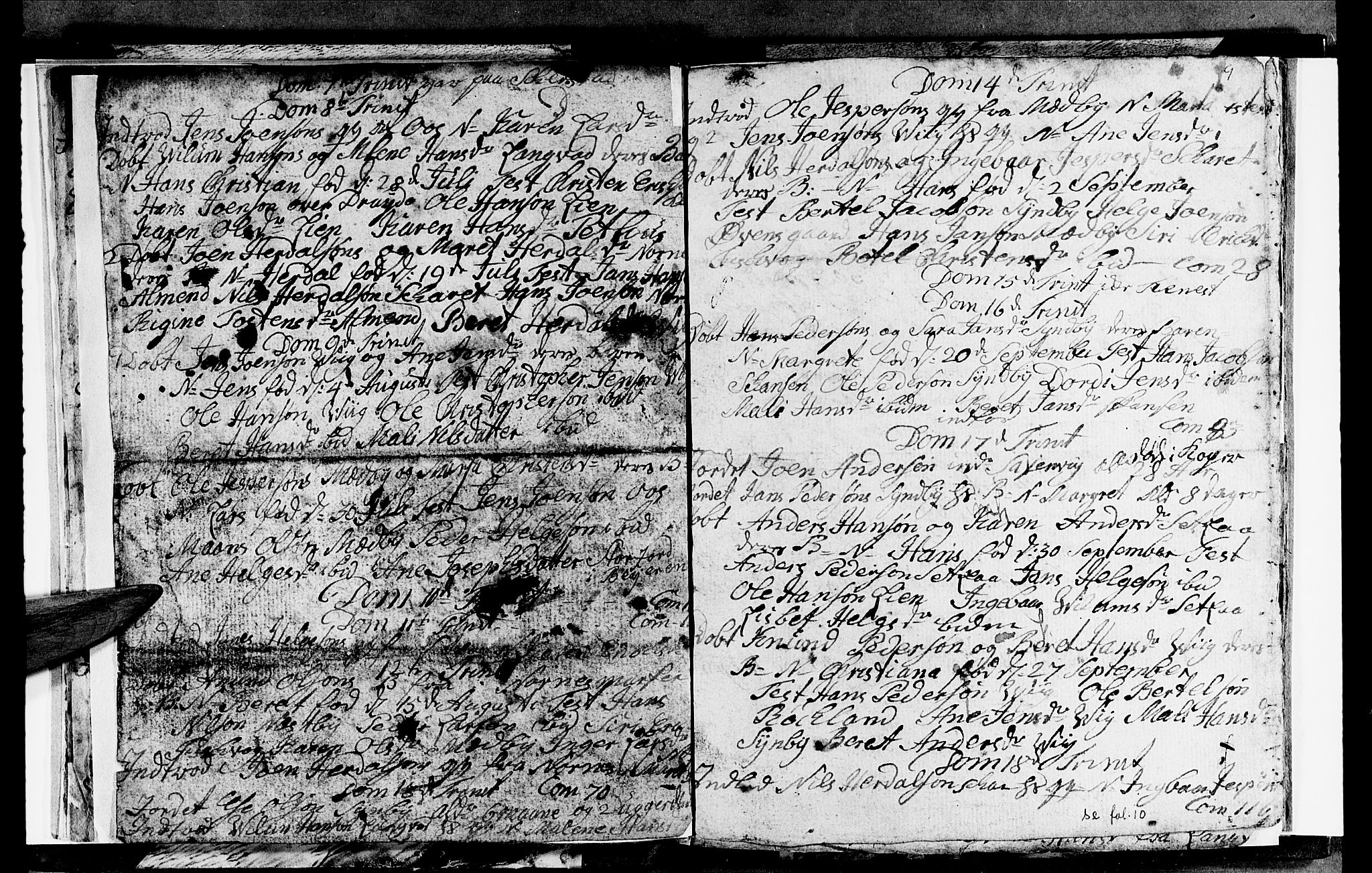 Ministerialprotokoller, klokkerbøker og fødselsregistre - Nordland, AV/SAT-A-1459/847/L0673: Parish register (copy) no. 847C01, 1786-1791, p. 9