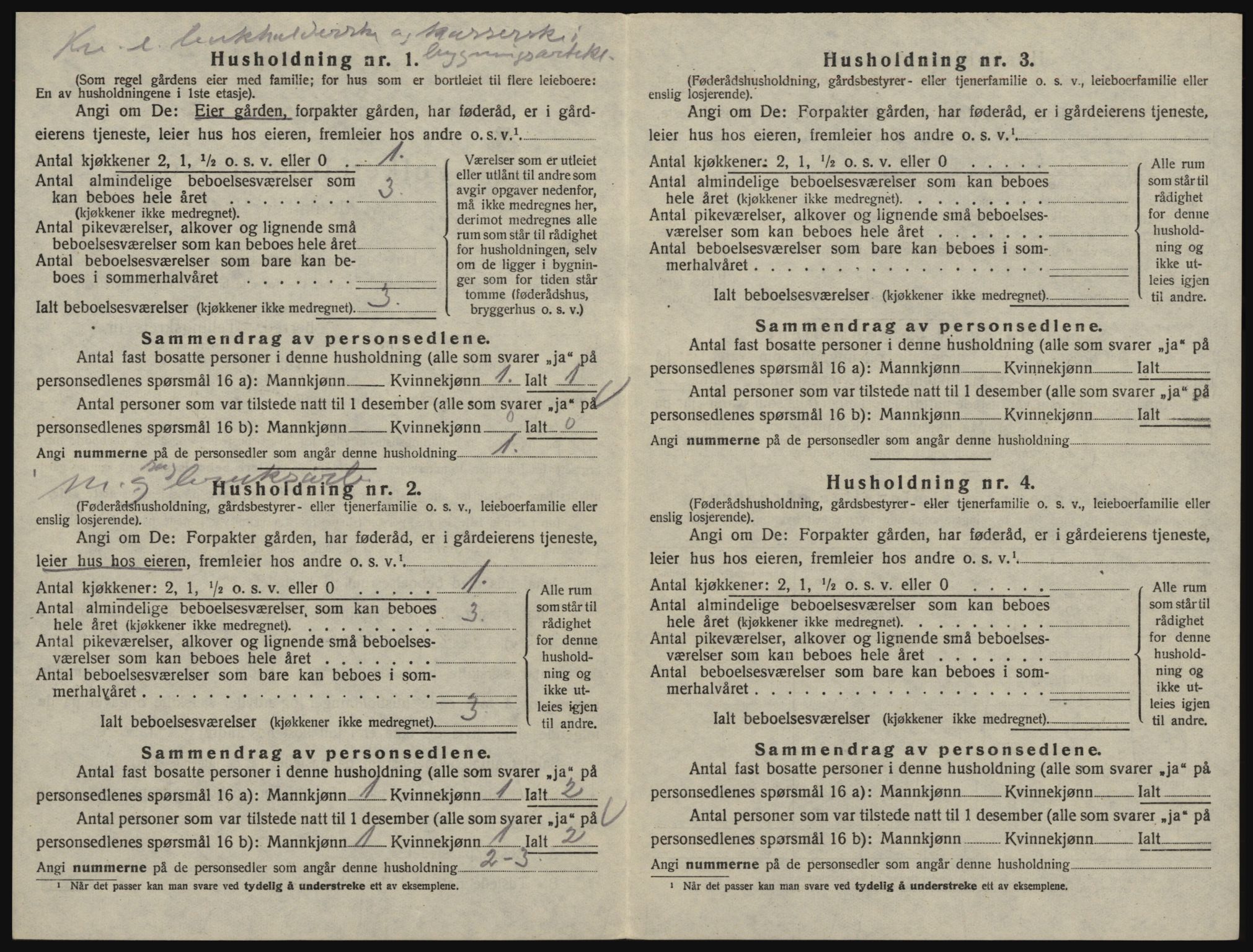 SAO, 1920 census for Glemmen, 1920, p. 548