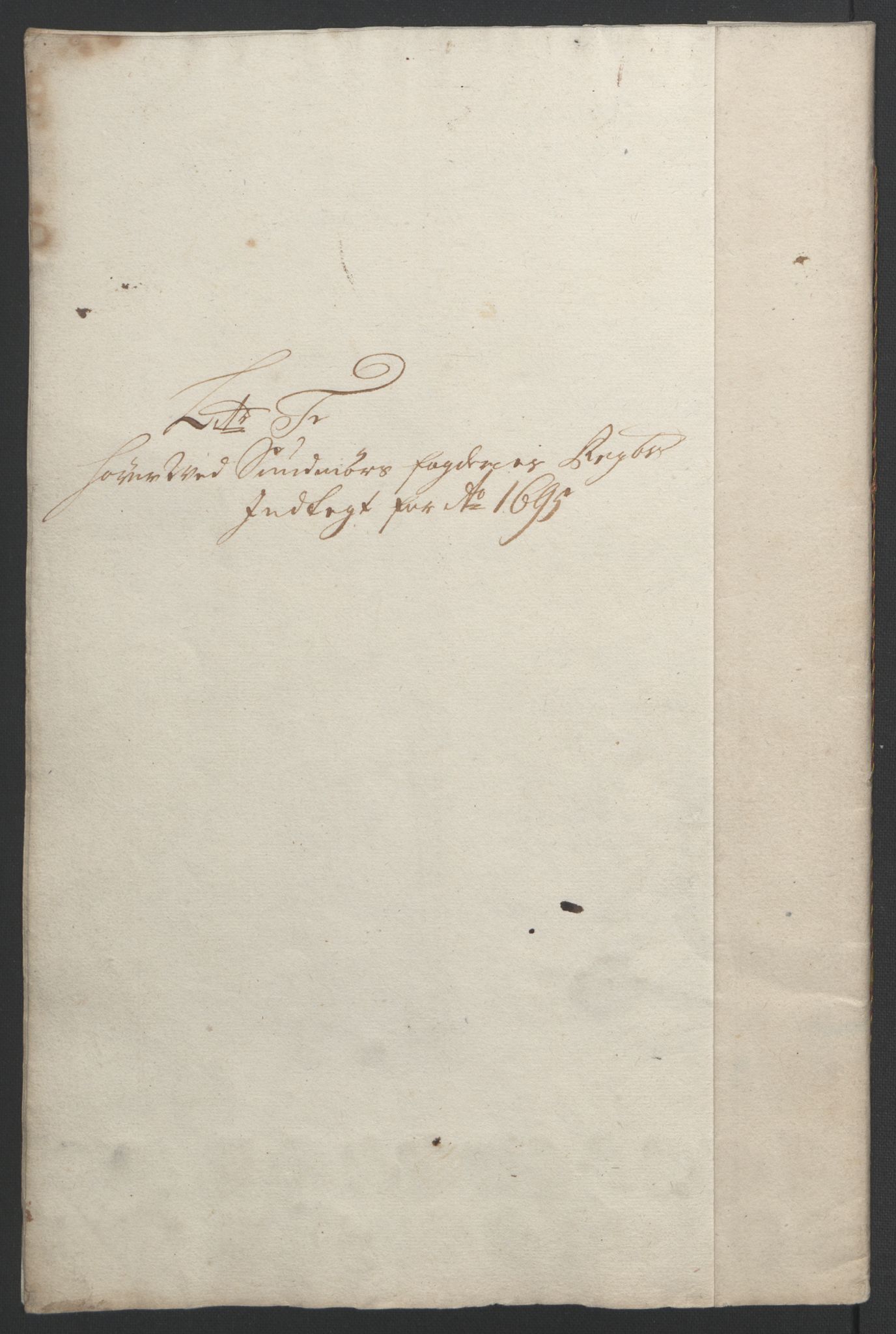 Rentekammeret inntil 1814, Reviderte regnskaper, Fogderegnskap, RA/EA-4092/R54/L3555: Fogderegnskap Sunnmøre, 1694-1695, p. 295