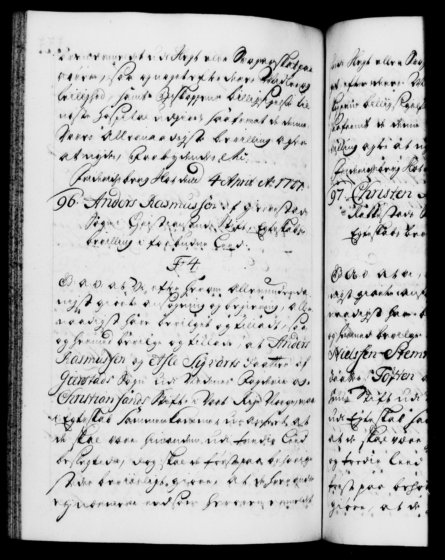 Danske Kanselli 1572-1799, AV/RA-EA-3023/F/Fc/Fca/Fcaa/L0025: Norske registre, 1726-1728, p. 333b