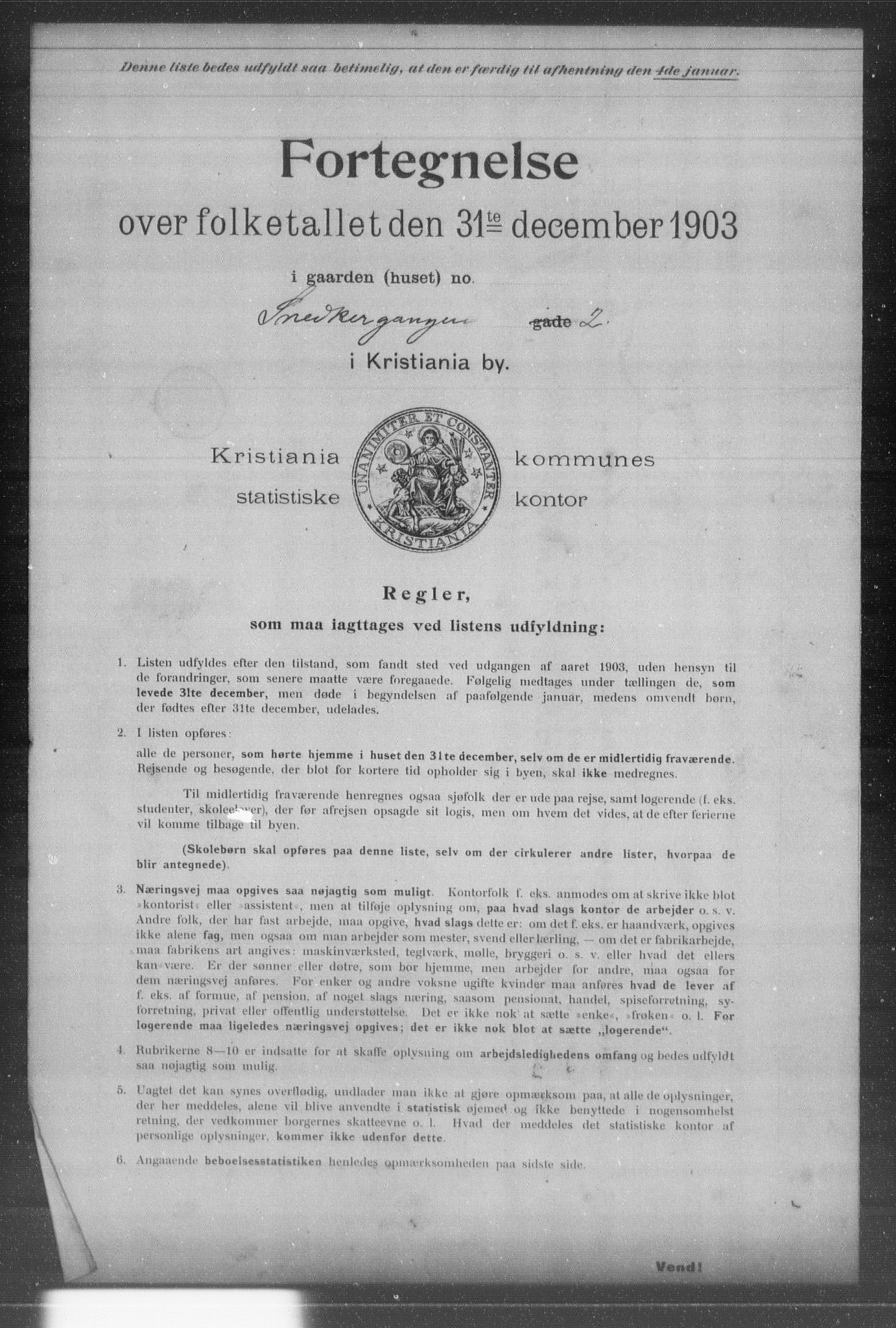 OBA, Municipal Census 1903 for Kristiania, 1903, p. 18769