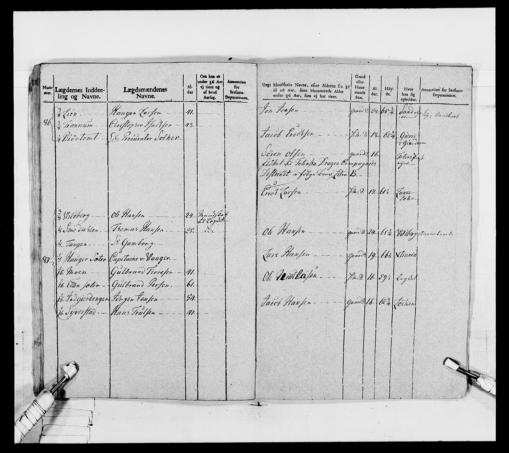 Generalitets- og kommissariatskollegiet, Det kongelige norske kommissariatskollegium, AV/RA-EA-5420/E/Eh/L0067: Opplandske nasjonale infanteriregiment, 1789-1797, p. 708