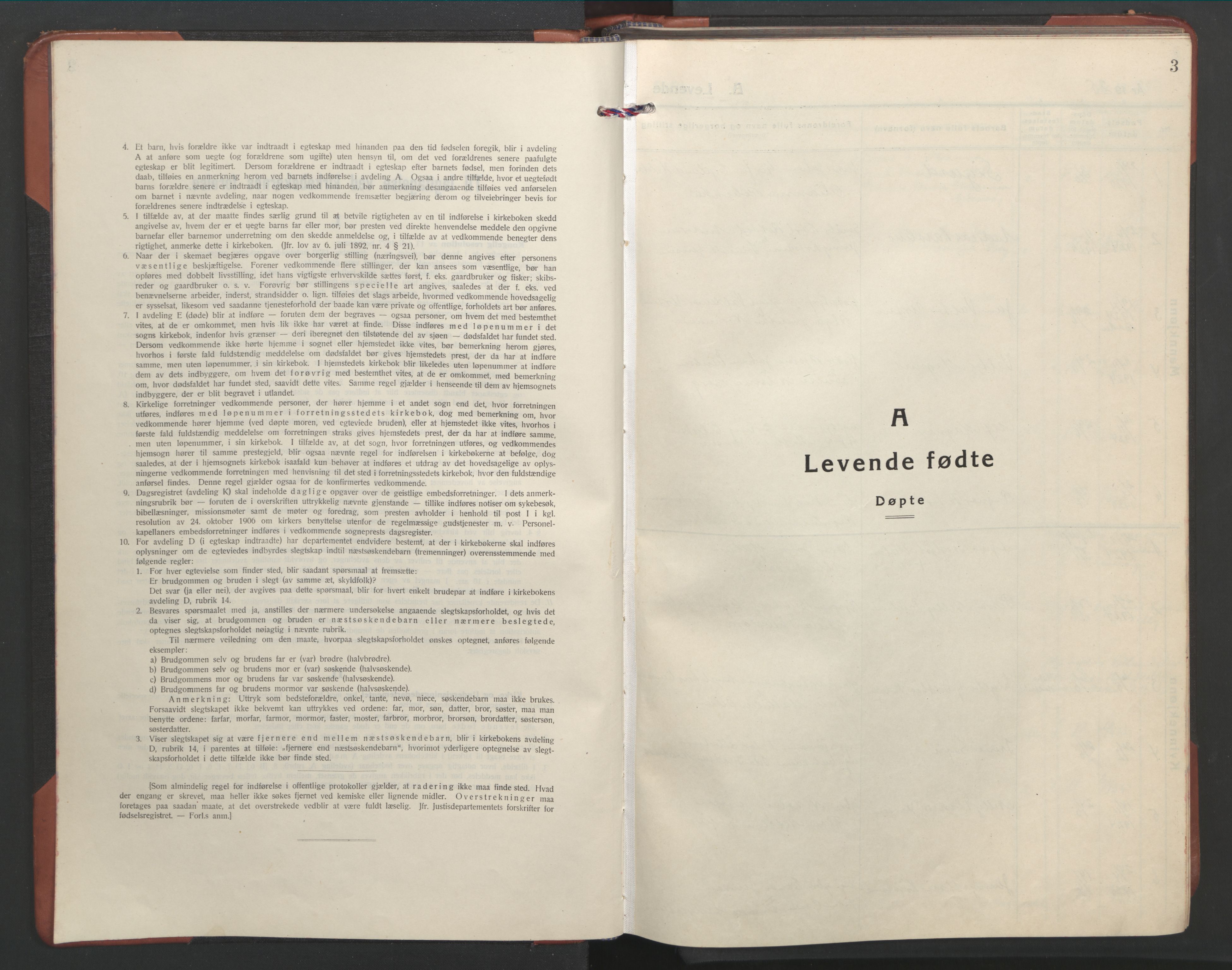 Ministerialprotokoller, klokkerbøker og fødselsregistre - Nordland, SAT/A-1459/859/L0862: Parish register (copy) no. 859C08, 1925-1936, p. 3