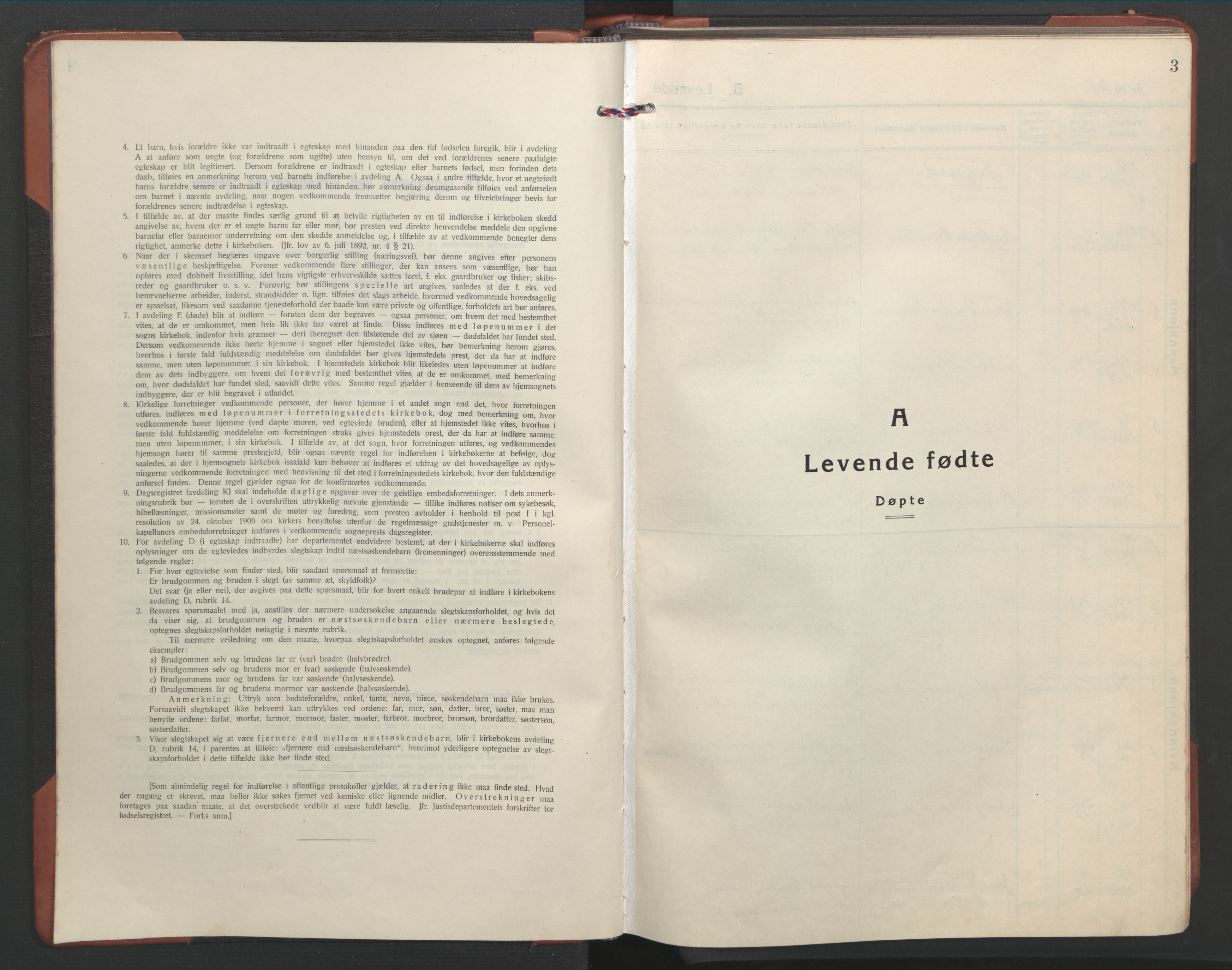 Ministerialprotokoller, klokkerbøker og fødselsregistre - Nordland, AV/SAT-A-1459/859/L0862: Parish register (copy) no. 859C08, 1925-1936, p. 3