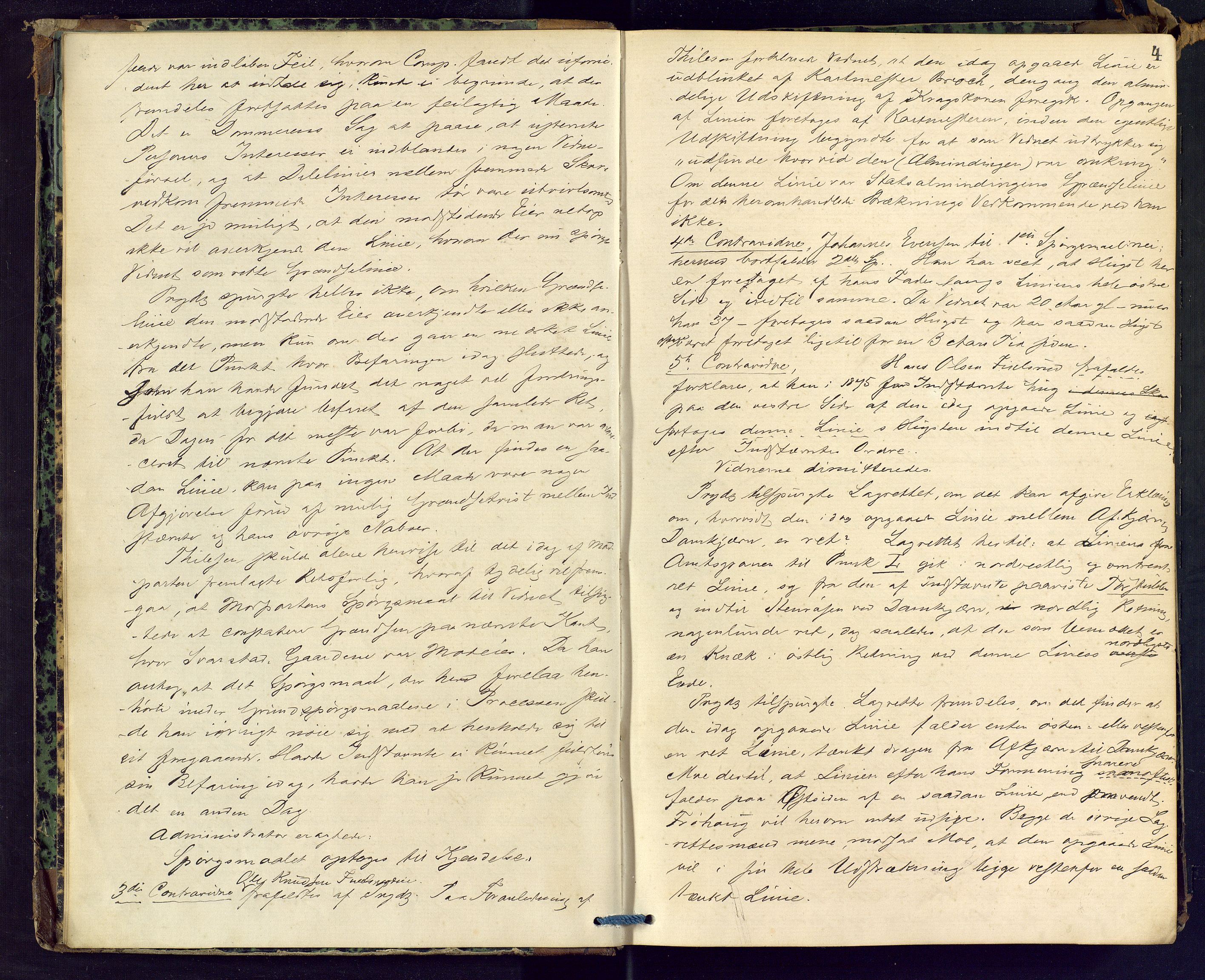Ringerike sorenskriveri, AV/SAKO-A-105/F/Fc/Fca/L0015: Ekstrarettsprotokoll, 1876-1879, p. 4