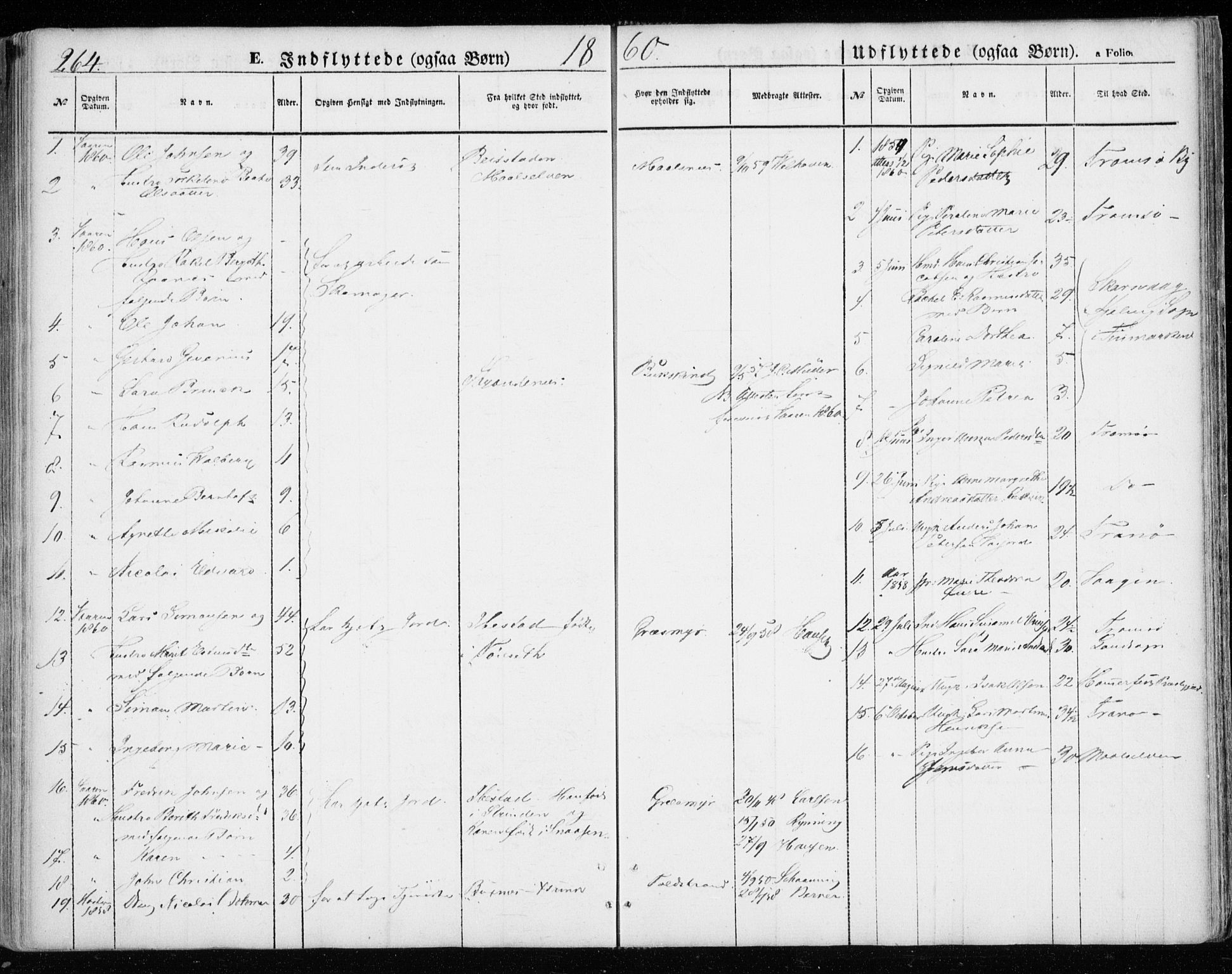 Lenvik sokneprestembete, SATØ/S-1310/H/Ha/Haa/L0007kirke: Parish register (official) no. 7, 1855-1865, p. 264