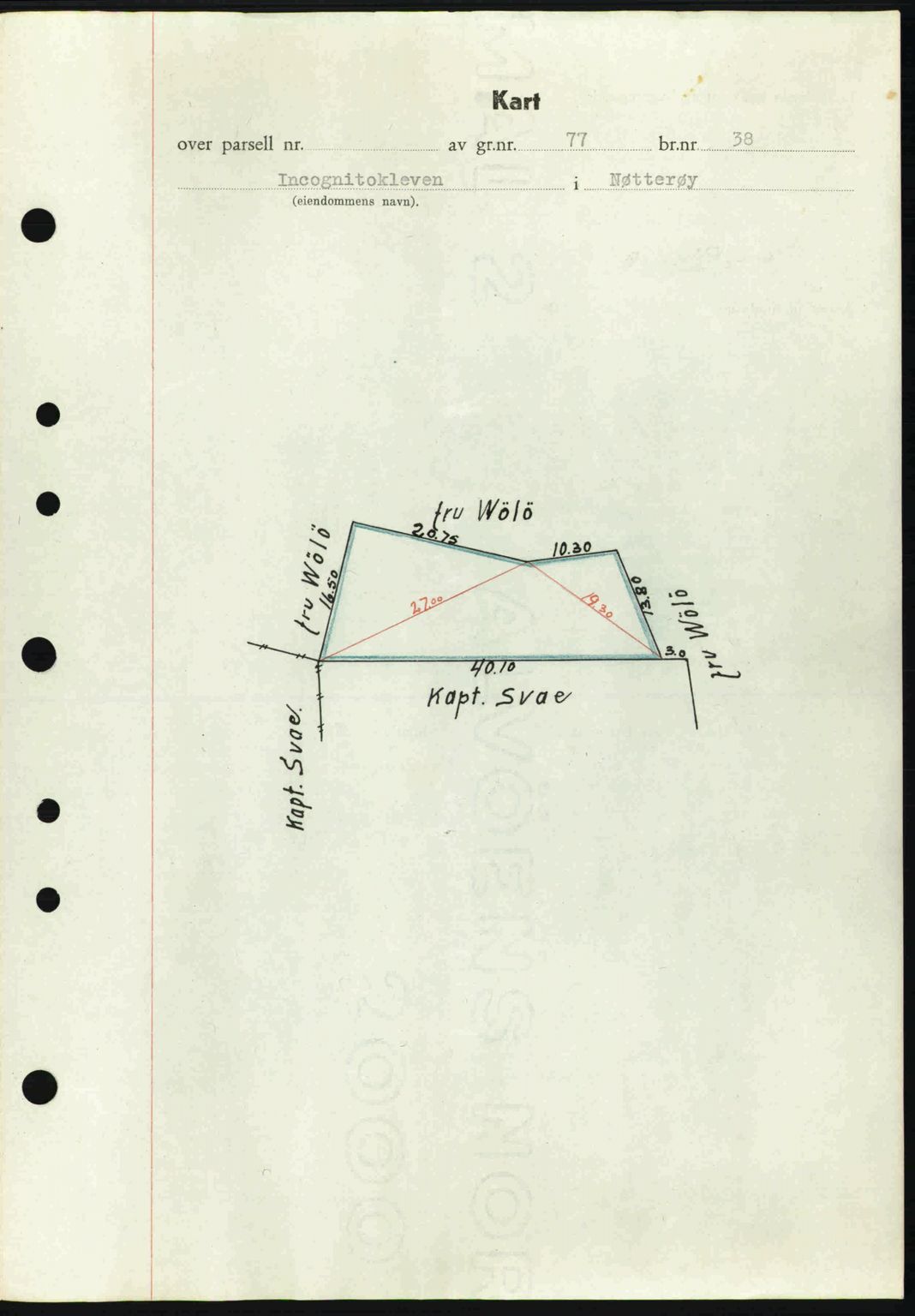 Tønsberg sorenskriveri, AV/SAKO-A-130/G/Ga/Gaa/L0014: Mortgage book no. A14, 1943-1944, Diary no: : 2497/1943