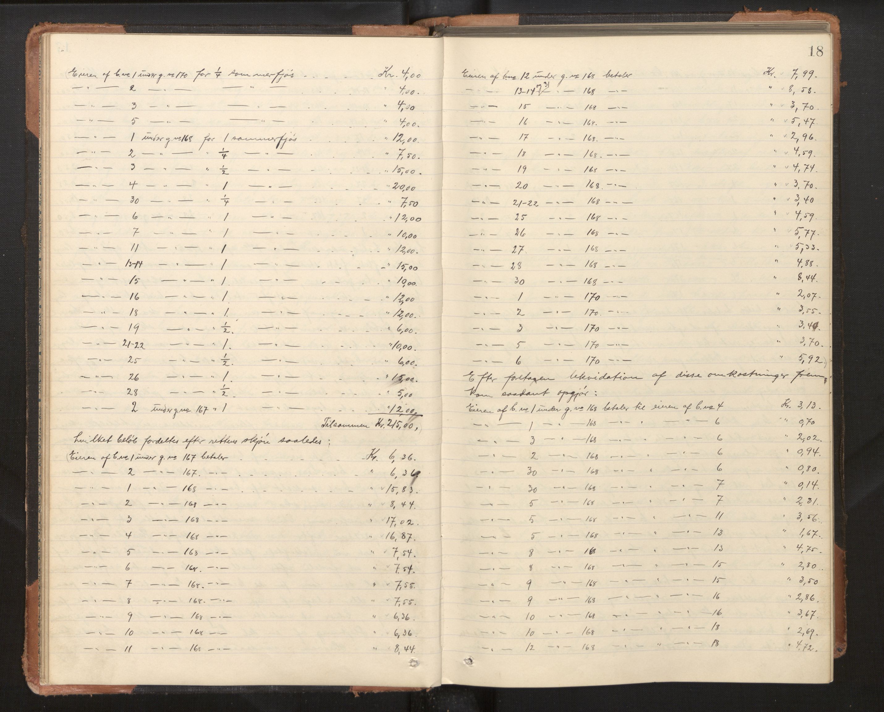 Hordaland jordskiftedøme - II Ytre Nordhordland jordskiftedistrikt, AV/SAB-A-6901/A/Aa/L0011: Forhandlingsprotokoll, 1903-1908, p. 17b-18a