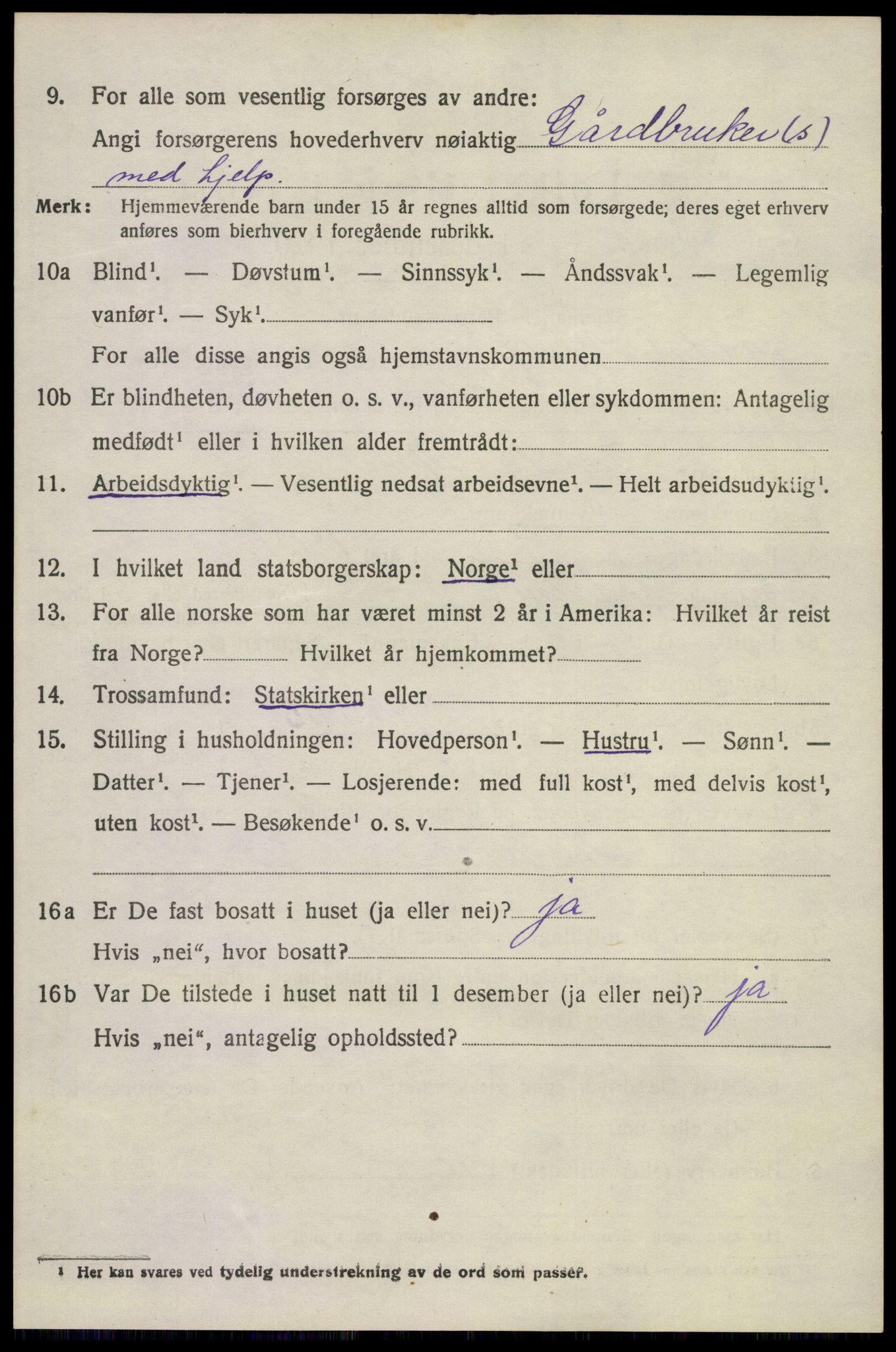 SAKO, 1920 census for Lardal, 1920, p. 2124