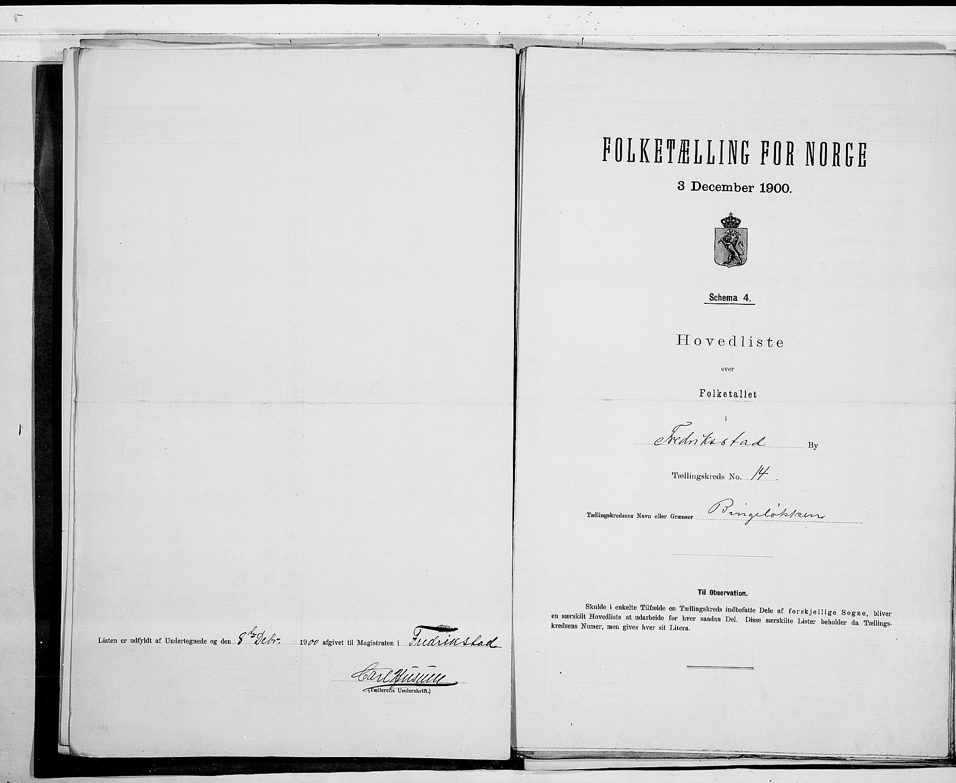 SAO, 1900 census for Fredrikstad, 1900, p. 30