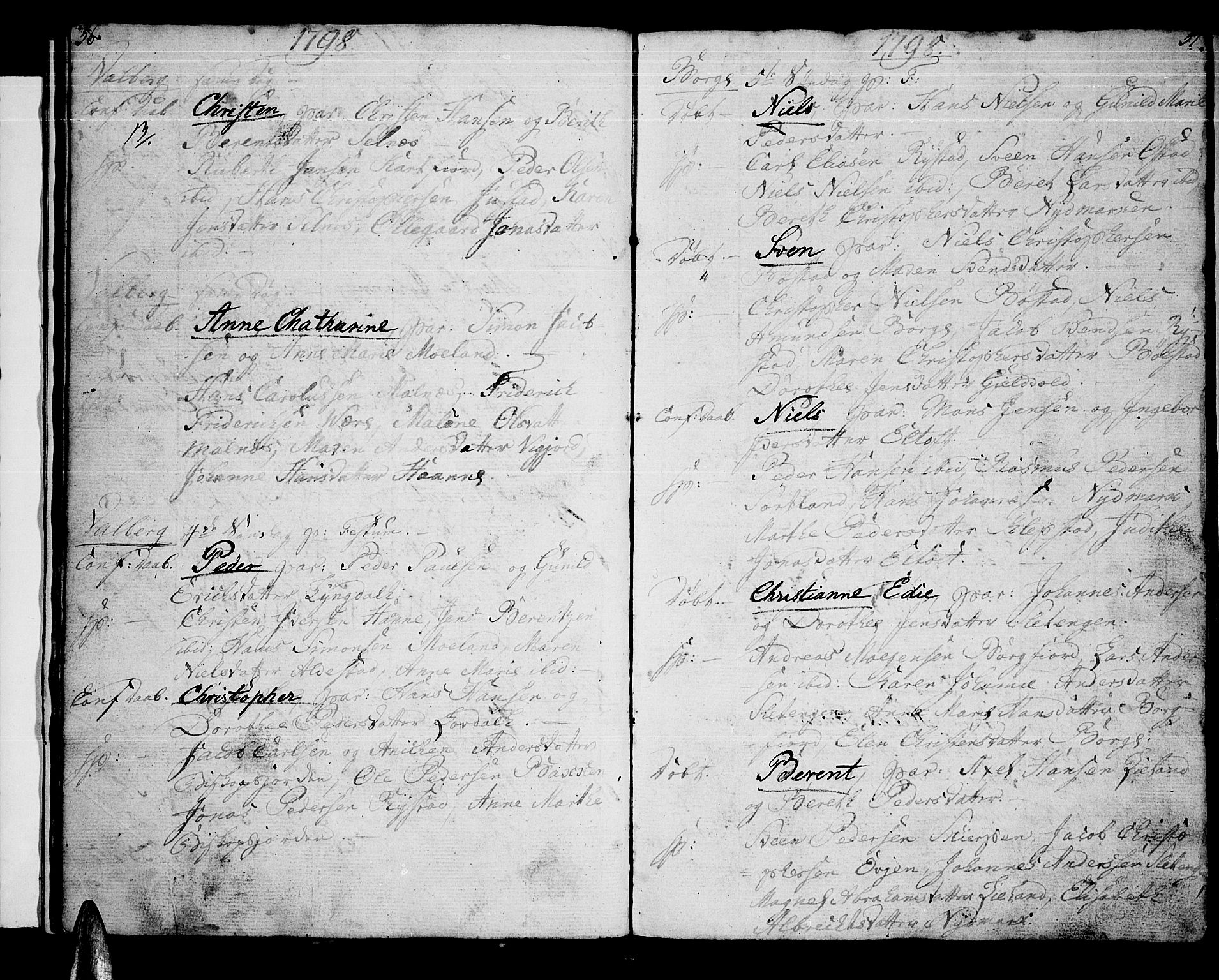 Ministerialprotokoller, klokkerbøker og fødselsregistre - Nordland, AV/SAT-A-1459/880/L1129: Parish register (official) no. 880A03, 1796-1821, p. 56-57