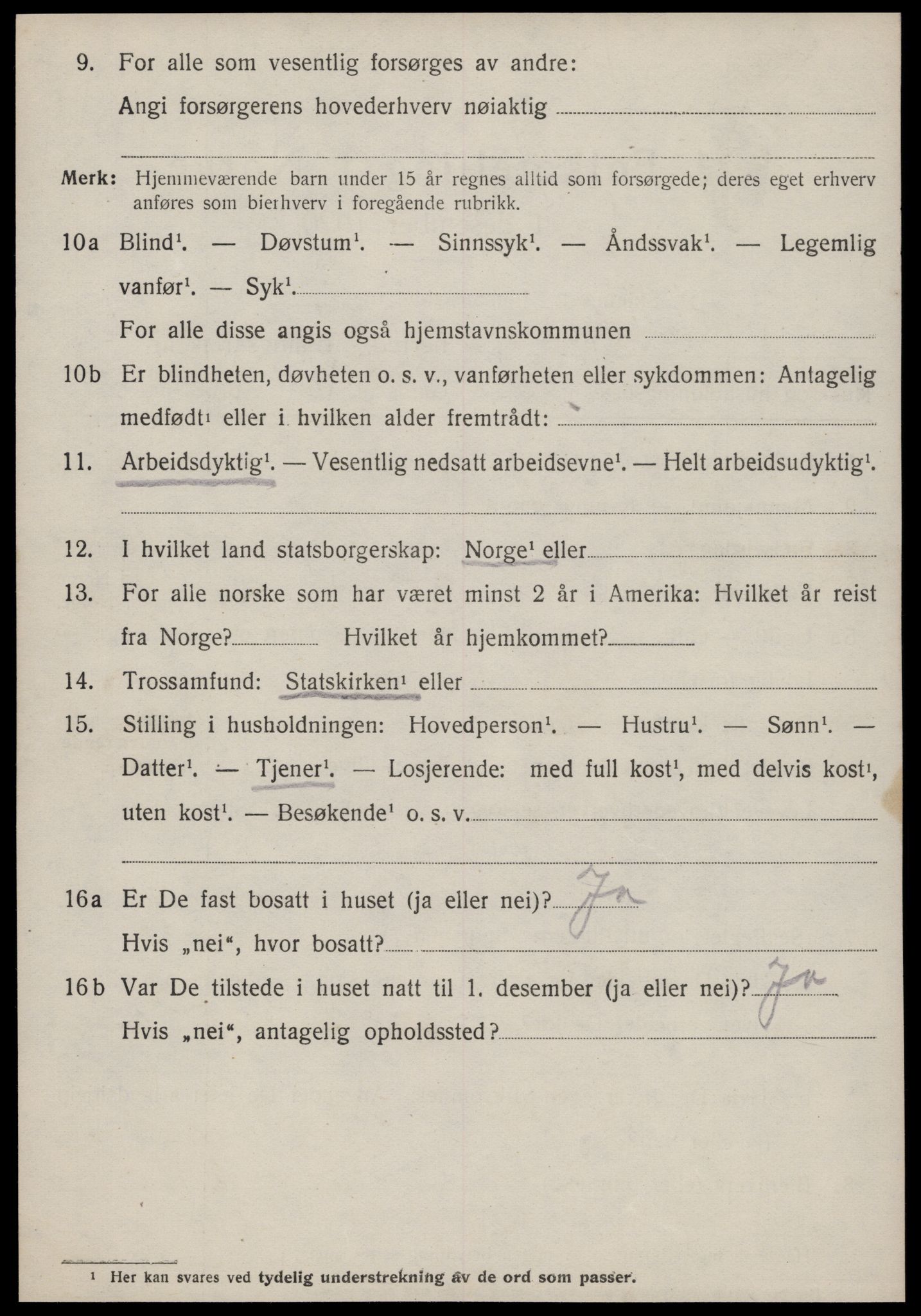 SAT, 1920 census for Edøy, 1920, p. 1951