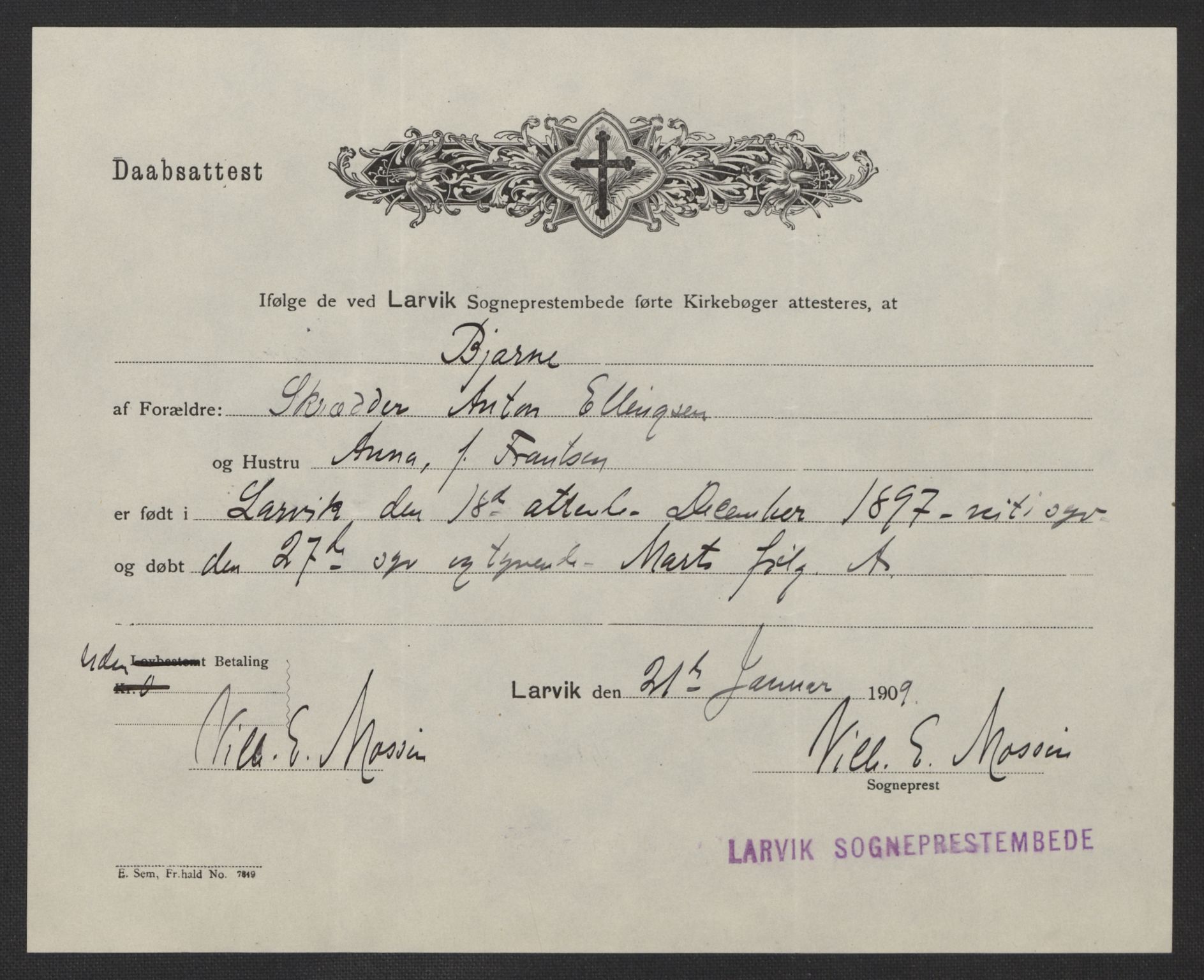 Falstad skolehjem, AV/RA-S-1676/E/Eb/L0009: Elevmapper løpenr. 189-209, 1909-1916, p. 20