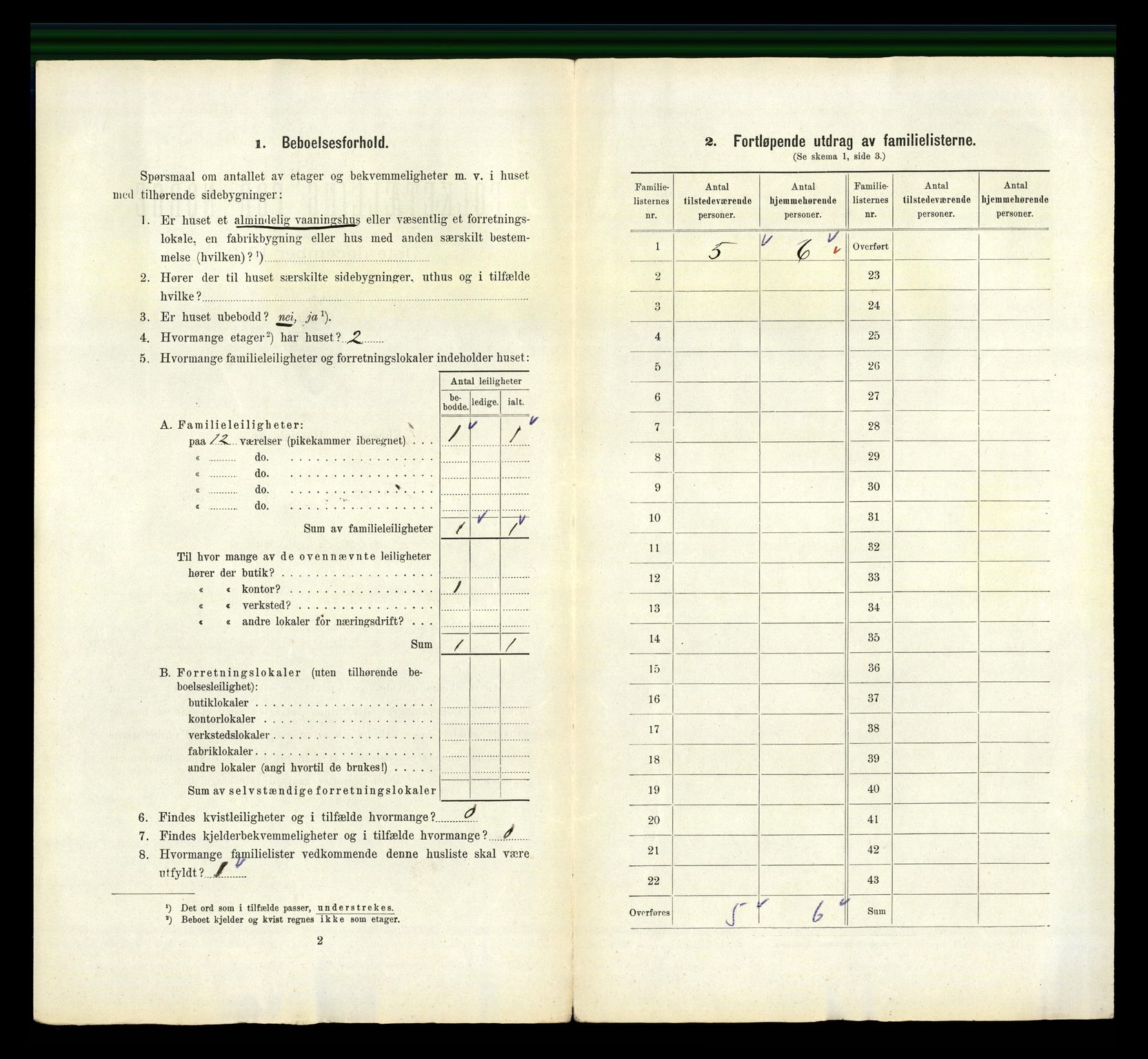 RA, 1910 census for Kragerø, 1910, p. 65