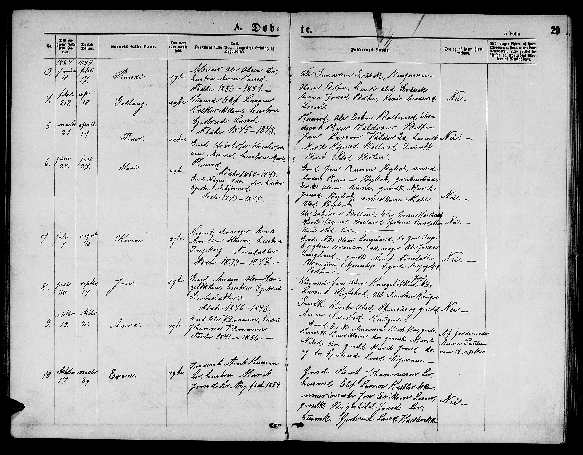 Ministerialprotokoller, klokkerbøker og fødselsregistre - Sør-Trøndelag, SAT/A-1456/693/L1122: Parish register (copy) no. 693C03, 1870-1886, p. 29