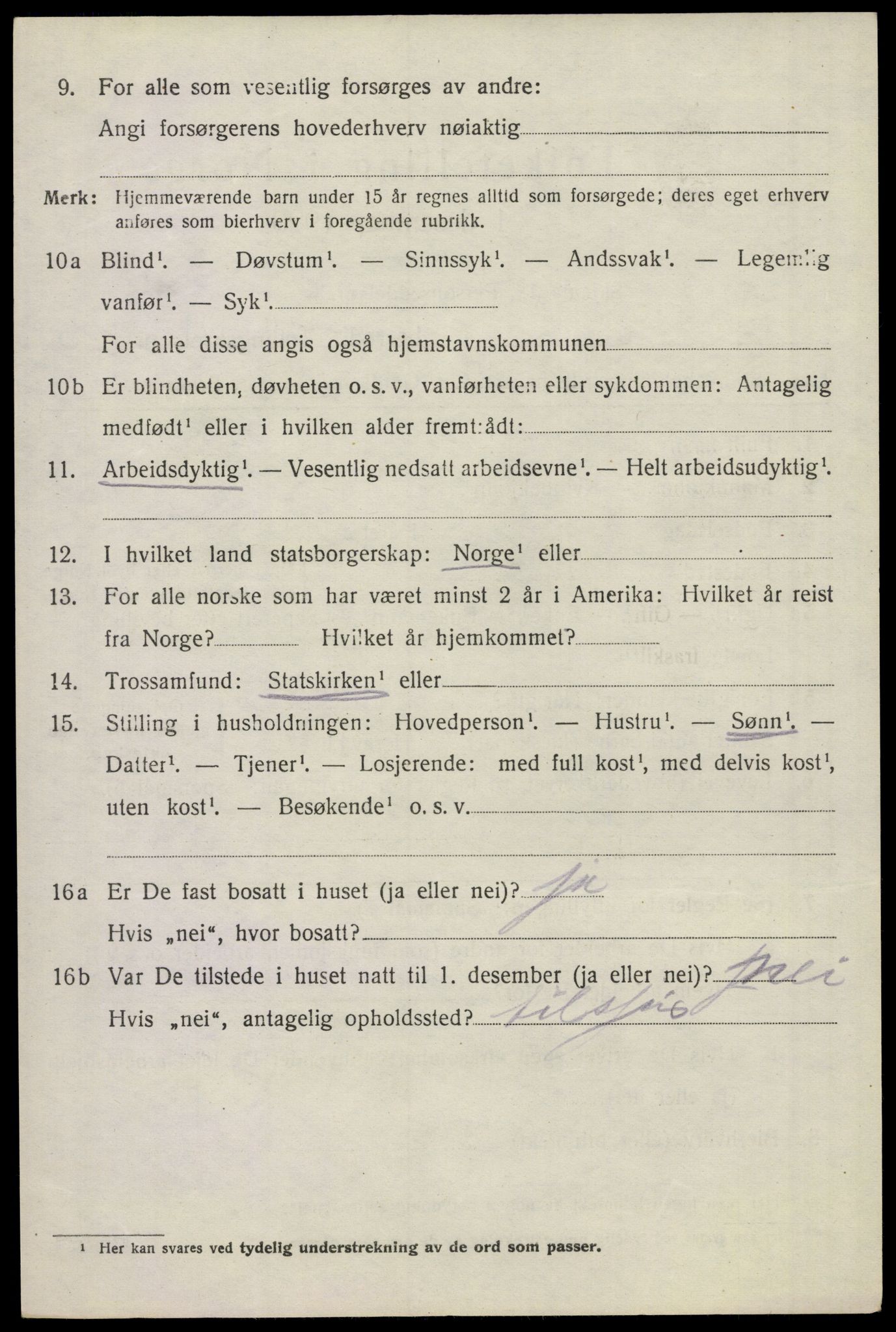 SAKO, 1920 census for Sem, 1920, p. 15746