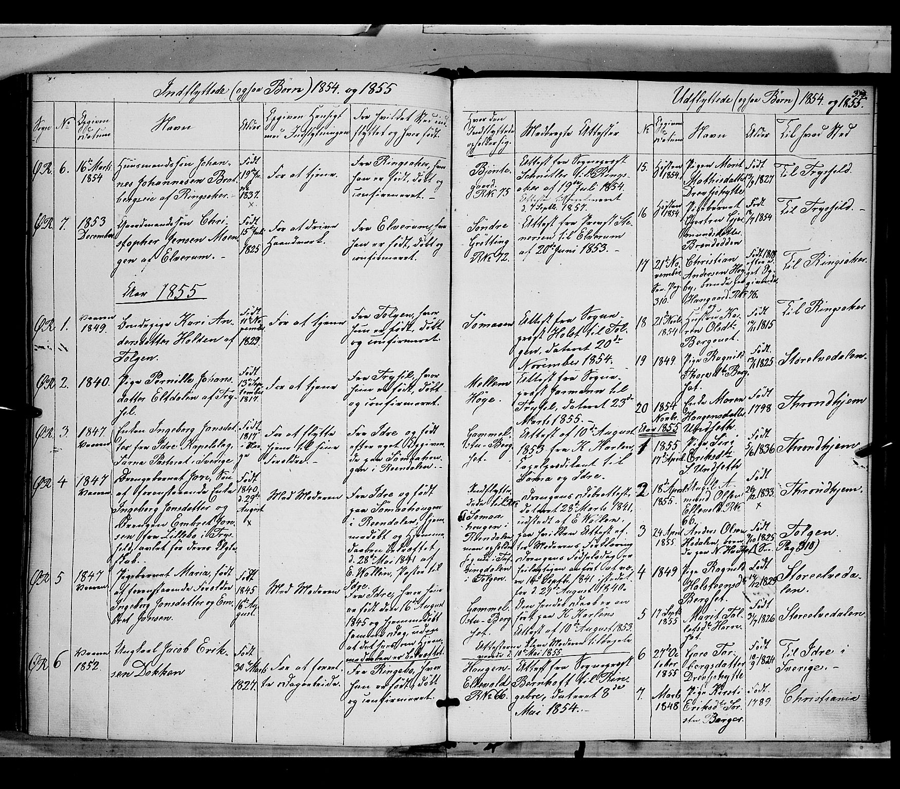 Rendalen prestekontor, AV/SAH-PREST-054/H/Ha/Haa/L0005: Parish register (official) no. 5, 1853-1866, p. 313