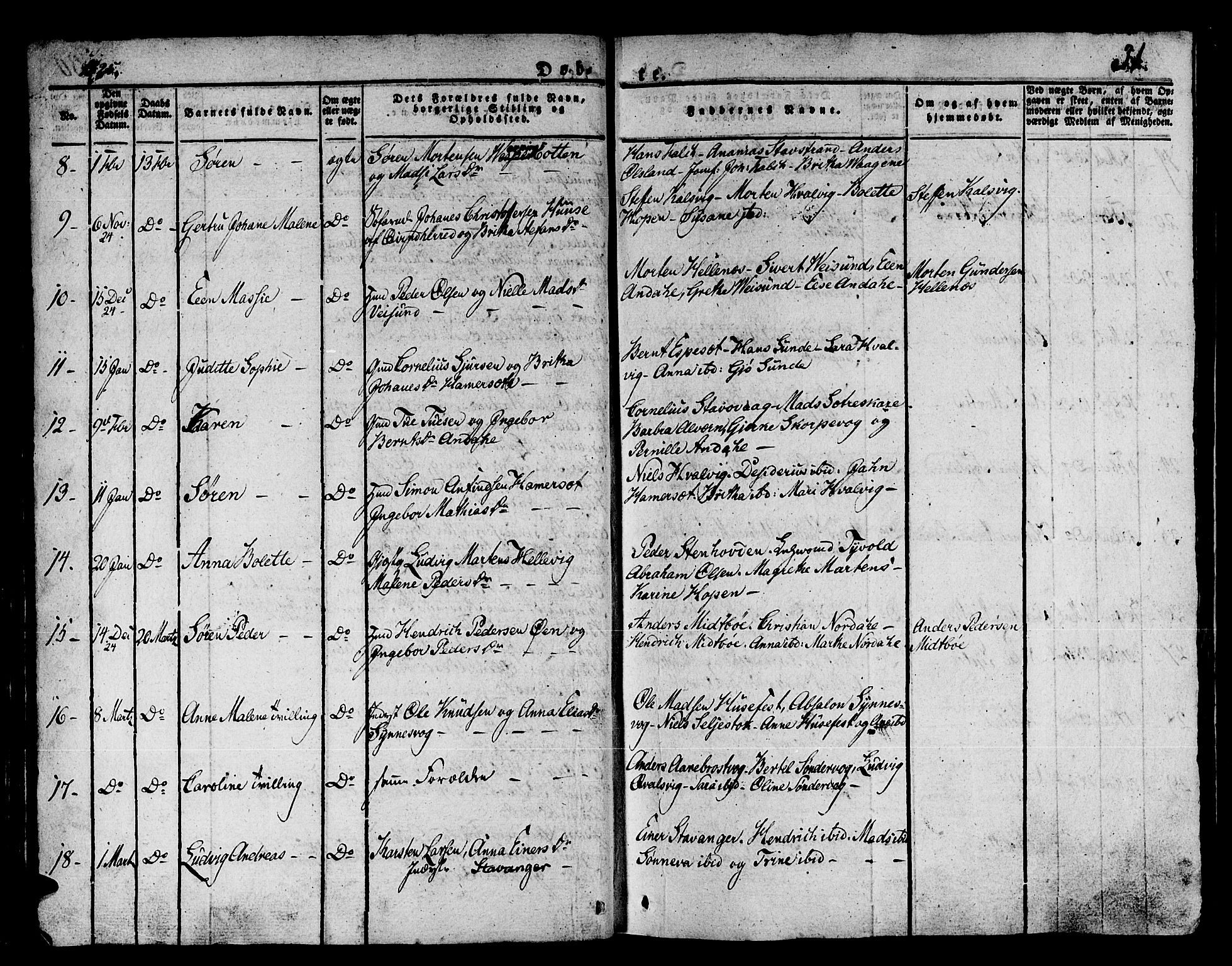 Kinn sokneprestembete, SAB/A-80801/H/Haa/Haaa/L0004/0001: Parish register (official) no. A 4I, 1822-1840, p. 31