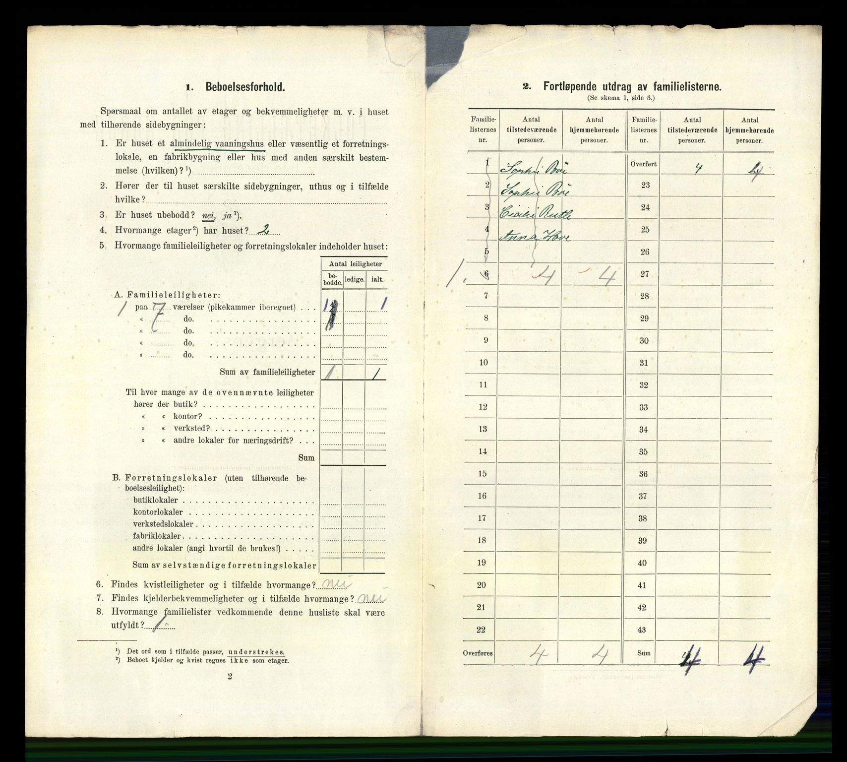 RA, 1910 census for Bergen, 1910, p. 4440