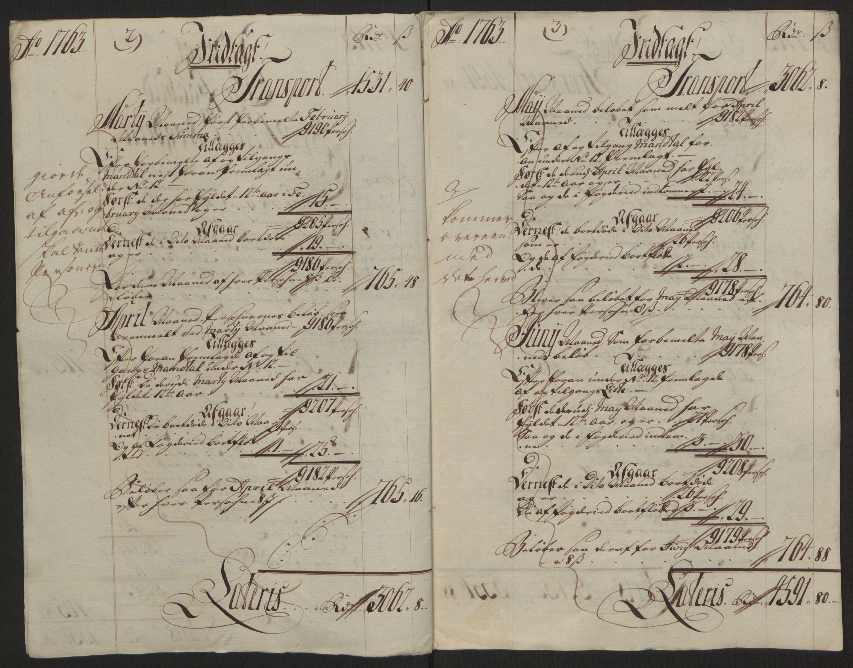 Rentekammeret inntil 1814, Reviderte regnskaper, Fogderegnskap, RA/EA-4092/R66/L4670: Ekstraskatten Salten, 1762-1764, p. 141