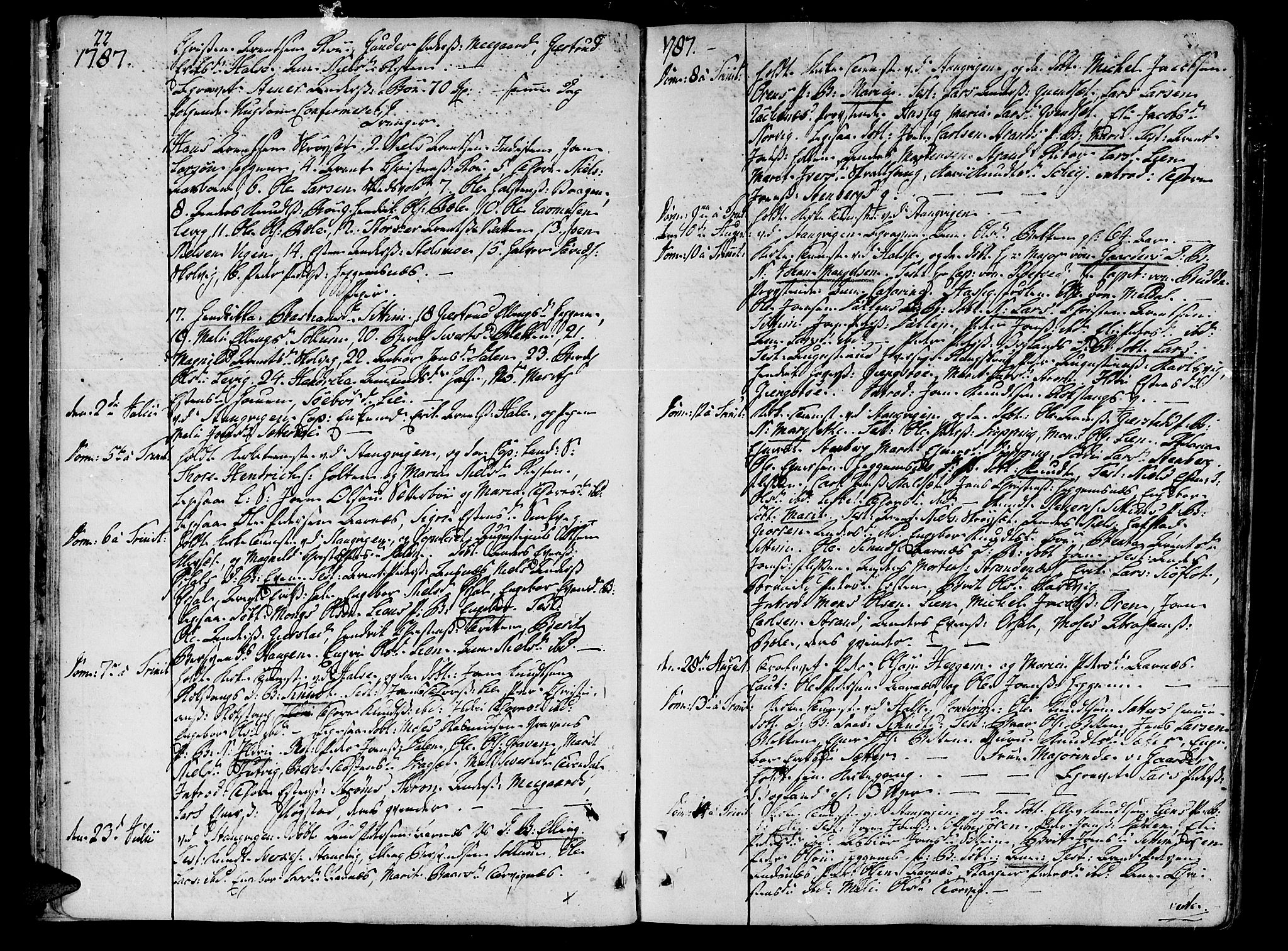 Ministerialprotokoller, klokkerbøker og fødselsregistre - Møre og Romsdal, AV/SAT-A-1454/592/L1022: Parish register (official) no. 592A01, 1784-1819, p. 22