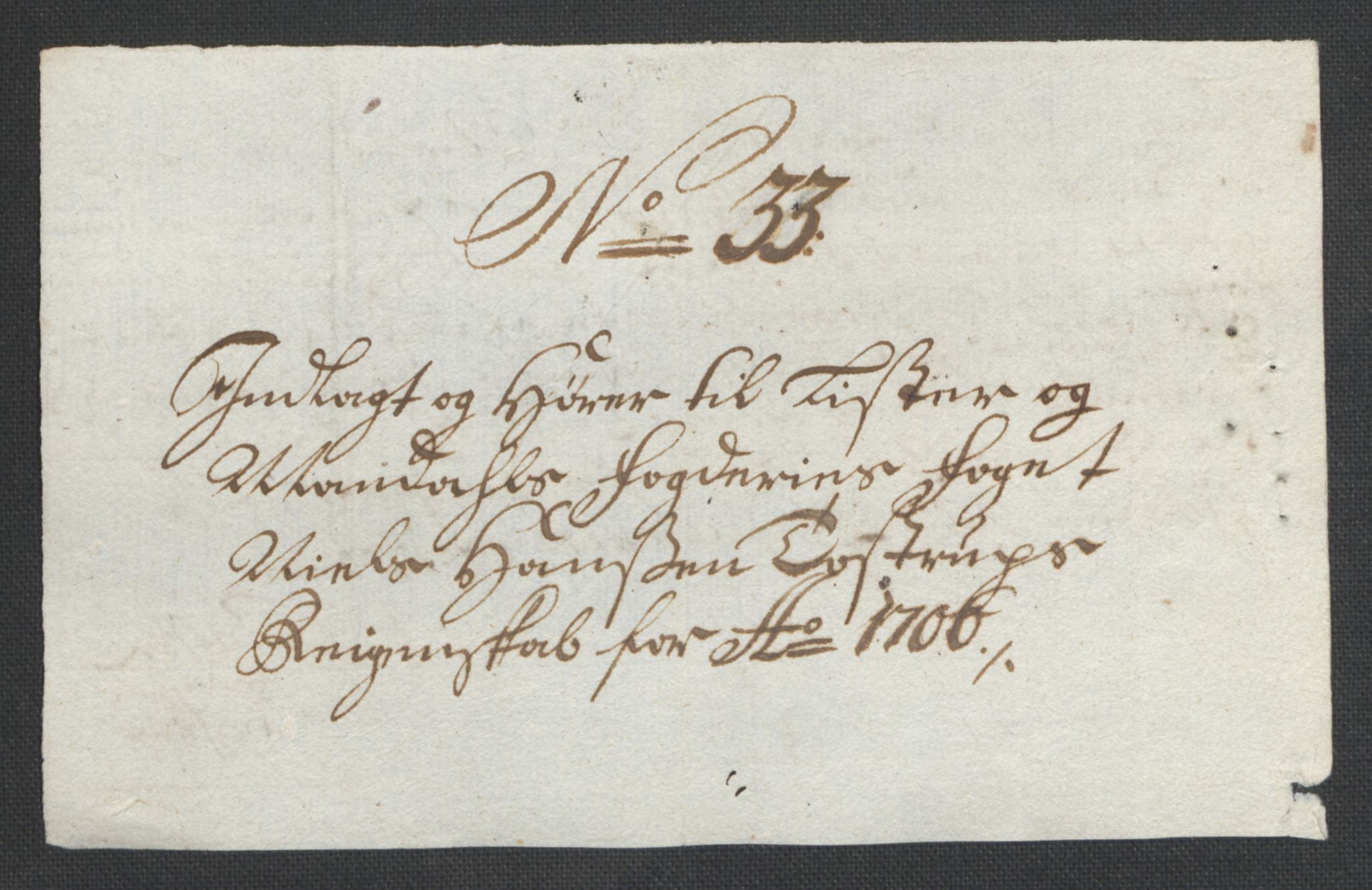 Rentekammeret inntil 1814, Reviderte regnskaper, Fogderegnskap, RA/EA-4092/R43/L2551: Fogderegnskap Lista og Mandal, 1705-1709, p. 375