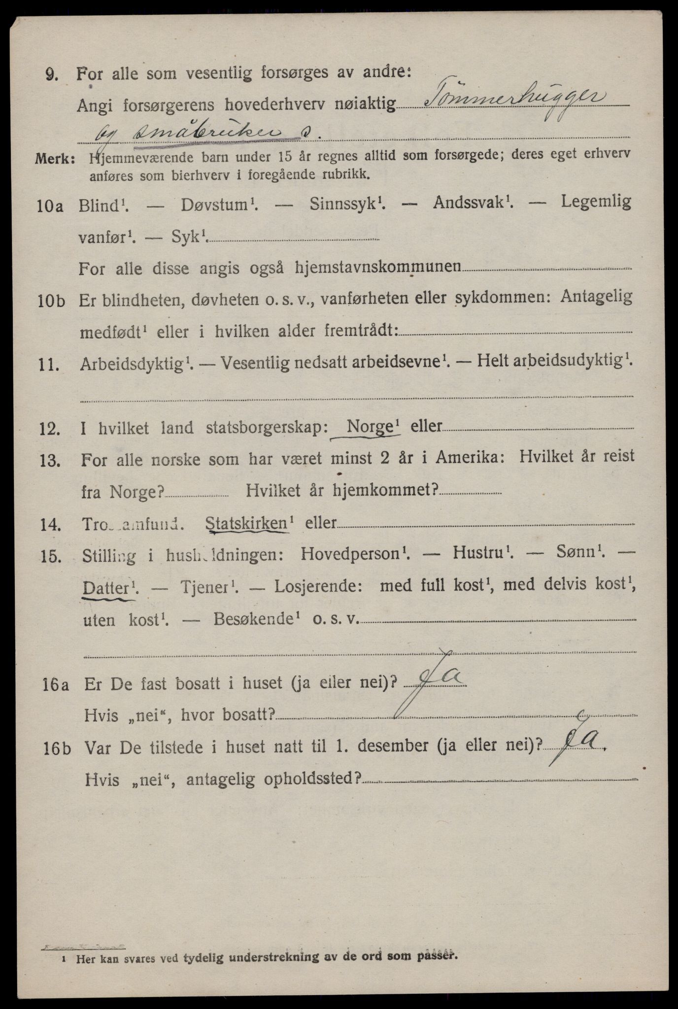 SAKO, 1920 census for Hjartdal, 1920, p. 3465