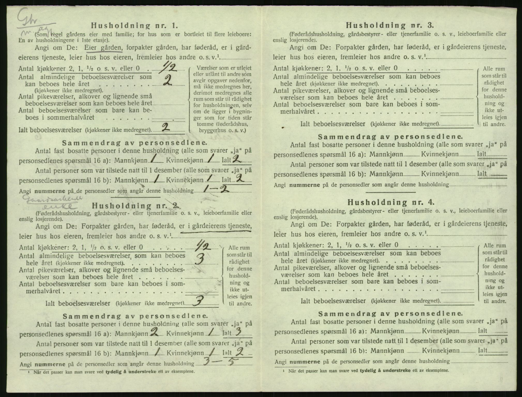 SAK, 1920 census for Vestre Moland, 1920, p. 862