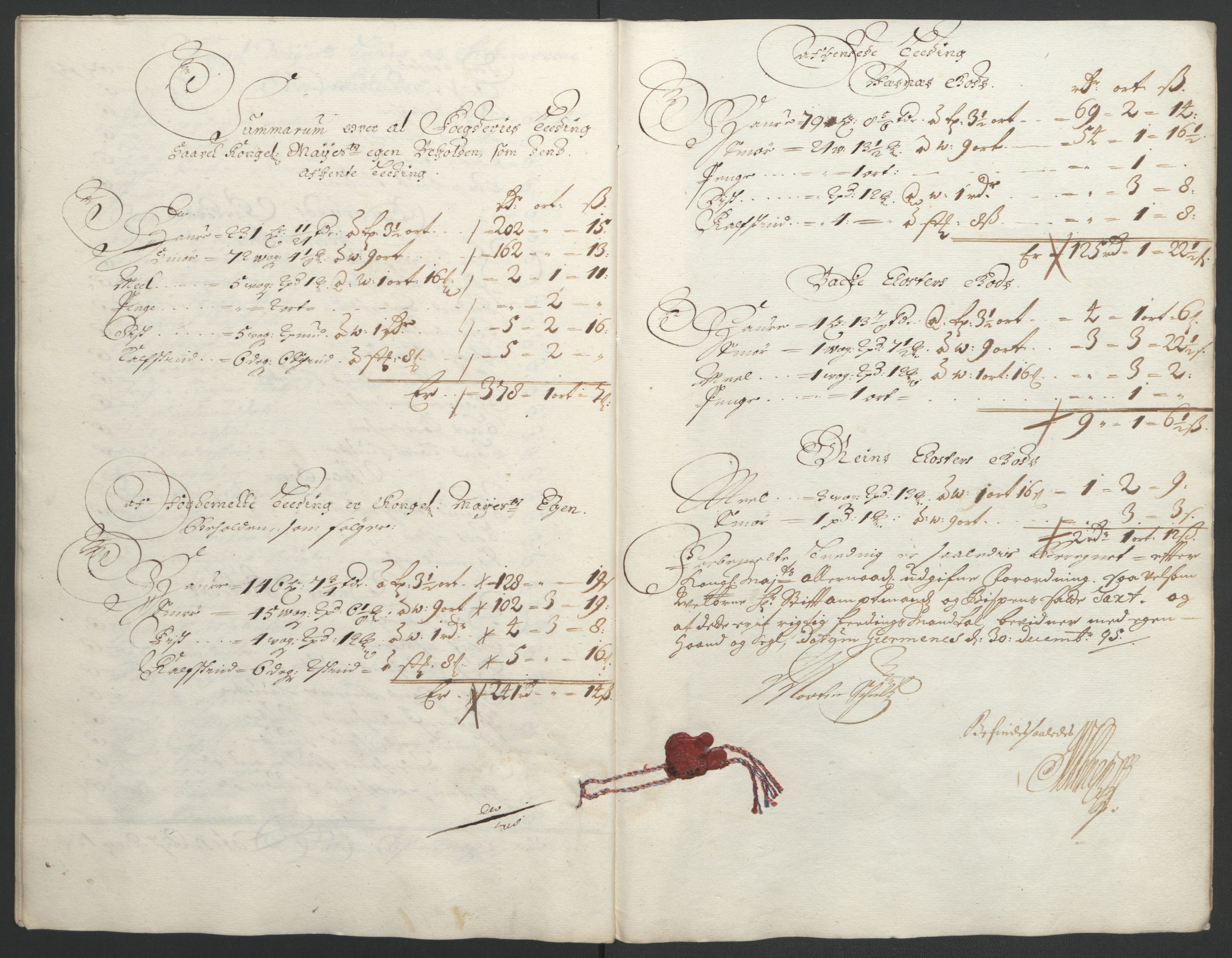 Rentekammeret inntil 1814, Reviderte regnskaper, Fogderegnskap, RA/EA-4092/R55/L3652: Fogderegnskap Romsdal, 1695-1696, p. 119