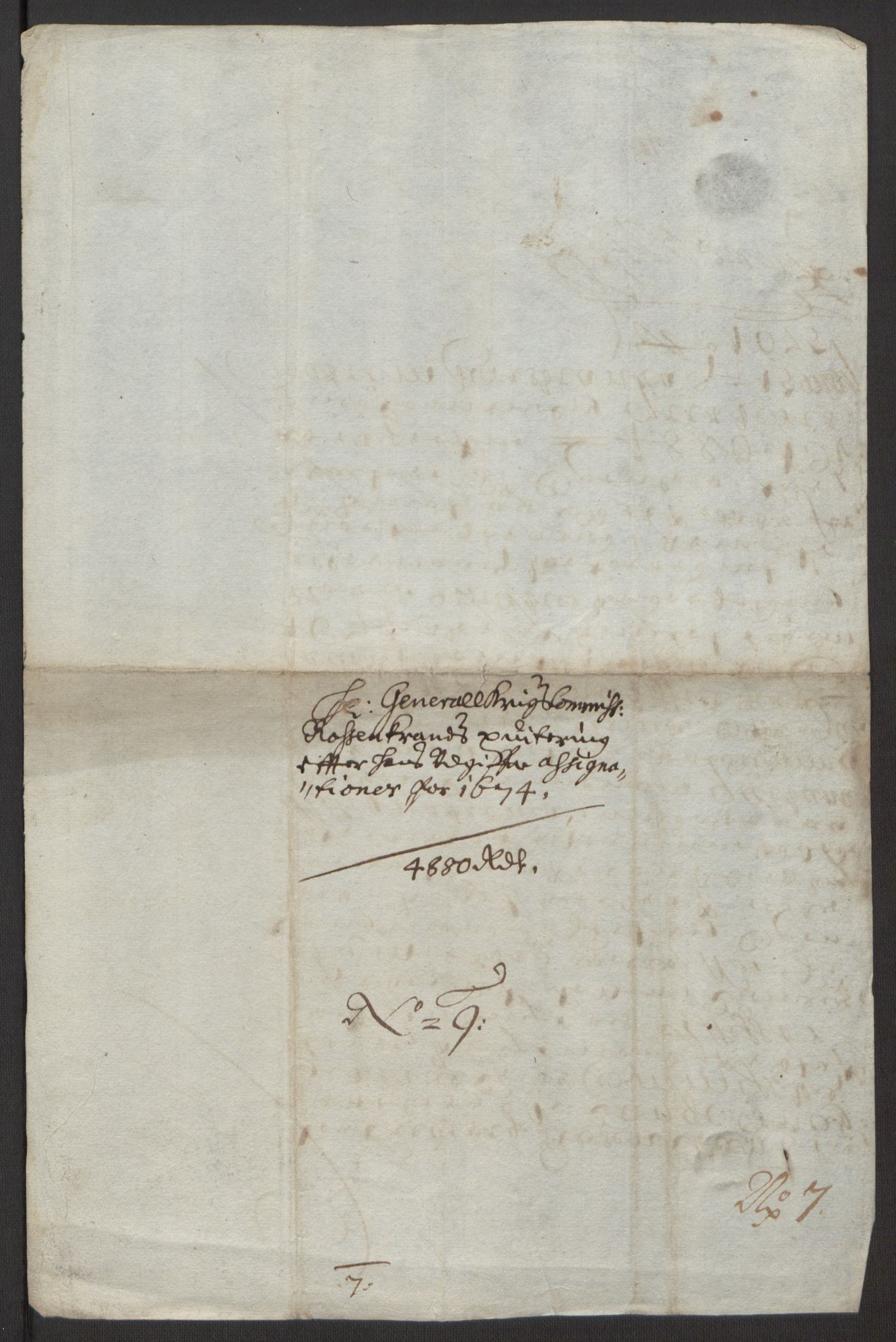 Rentekammeret inntil 1814, Reviderte regnskaper, Fogderegnskap, AV/RA-EA-4092/R32/L1844: Fogderegnskap Jarlsberg grevskap, 1674-1675, p. 15