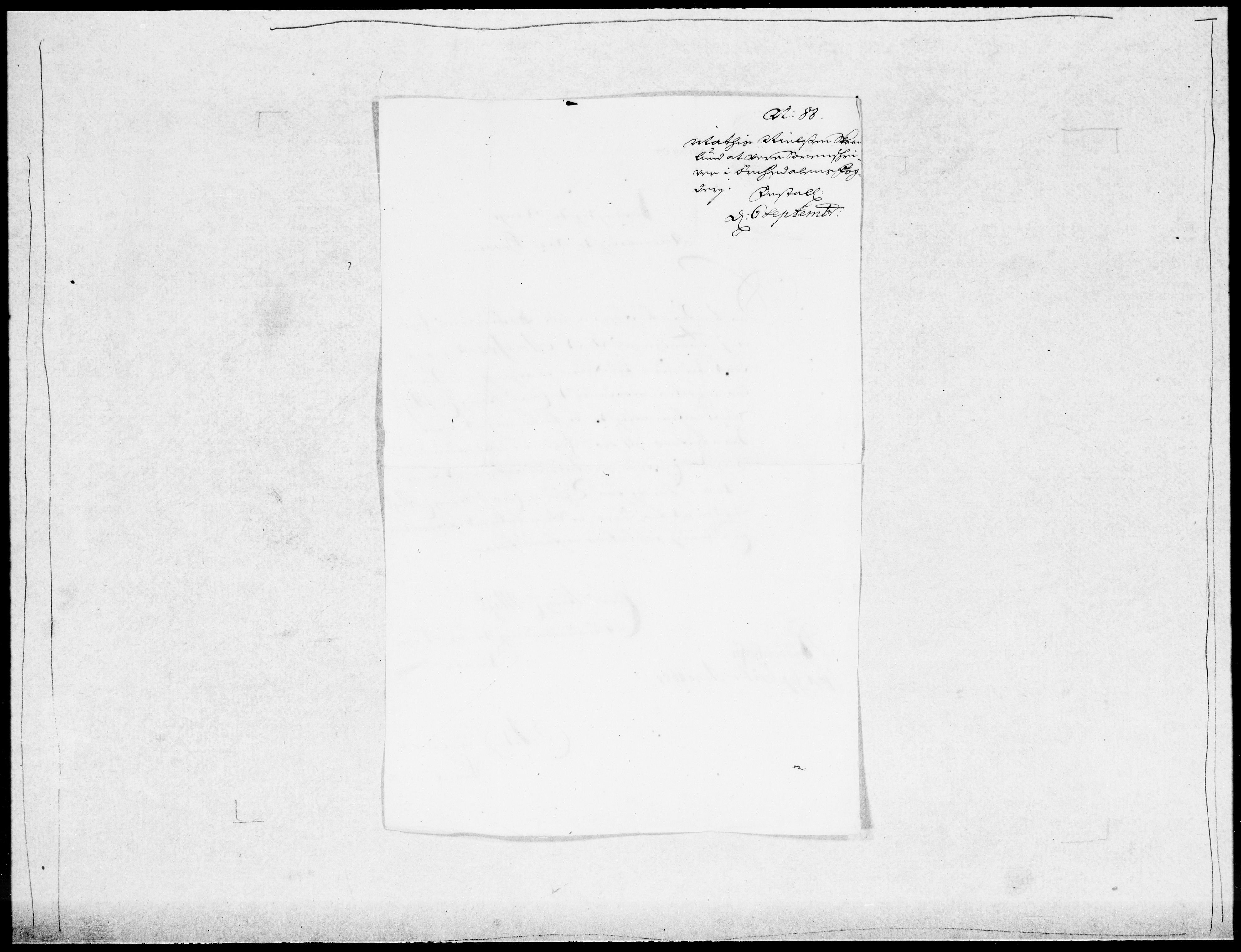 Danske Kanselli 1572-1799, AV/RA-EA-3023/F/Fc/Fcc/Fcca/L0042: Norske innlegg 1572-1799, 1688-1689, p. 1