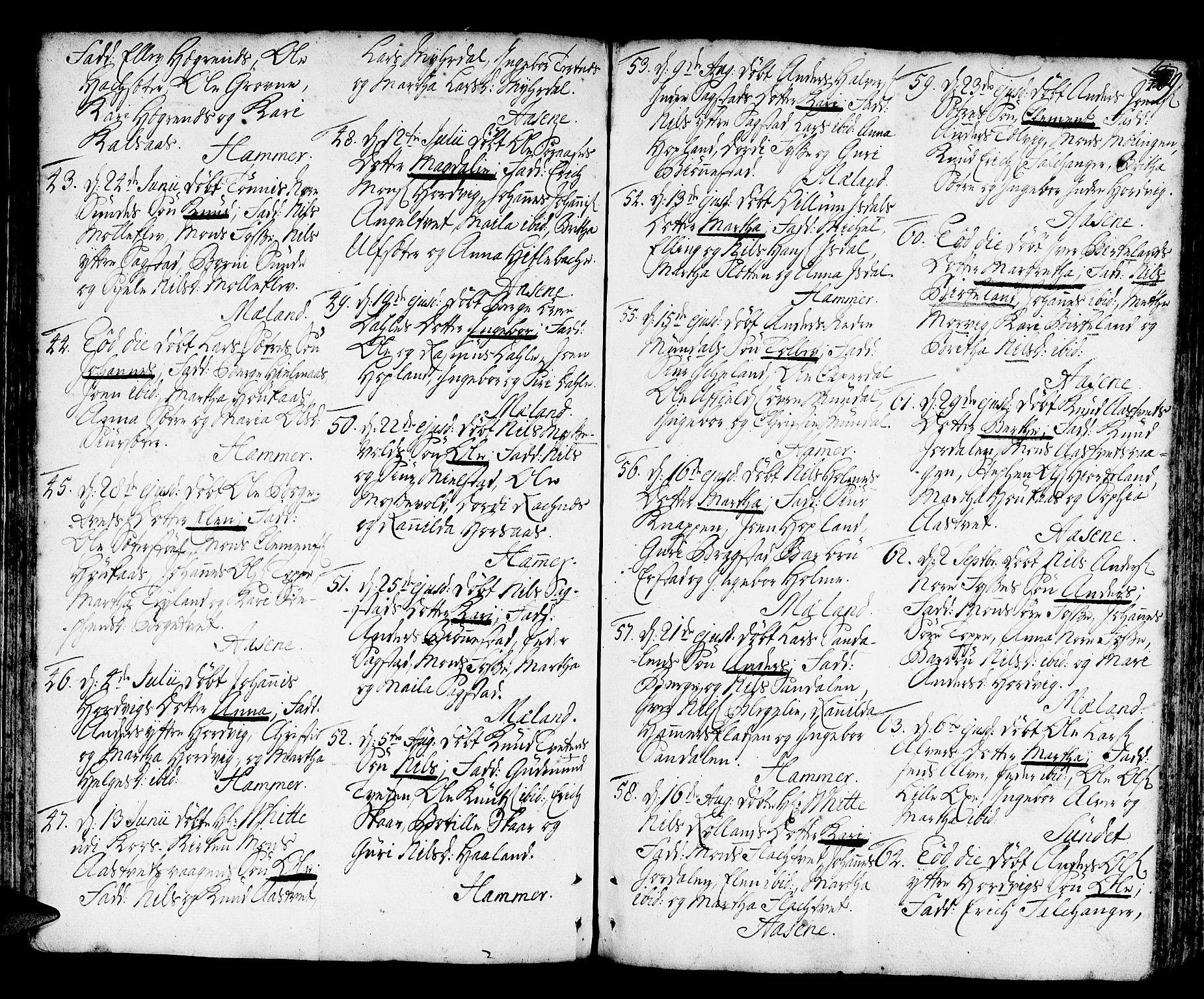 Hamre sokneprestembete, AV/SAB-A-75501/H/Ha/Haa/Haaa/L0007: Parish register (official) no. A 7, 1762-1777, p. 109