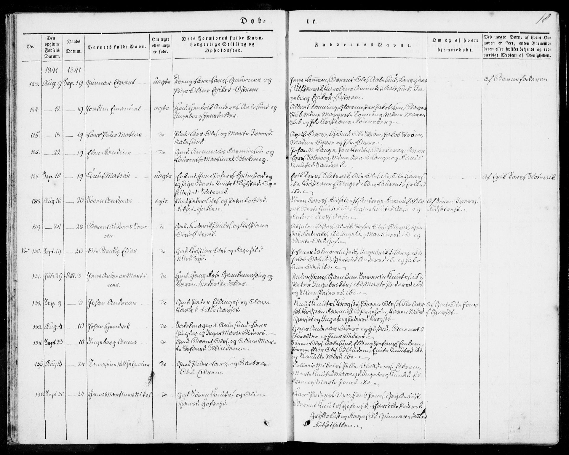 Ministerialprotokoller, klokkerbøker og fødselsregistre - Møre og Romsdal, AV/SAT-A-1454/528/L0396: Parish register (official) no. 528A07, 1839-1847, p. 18