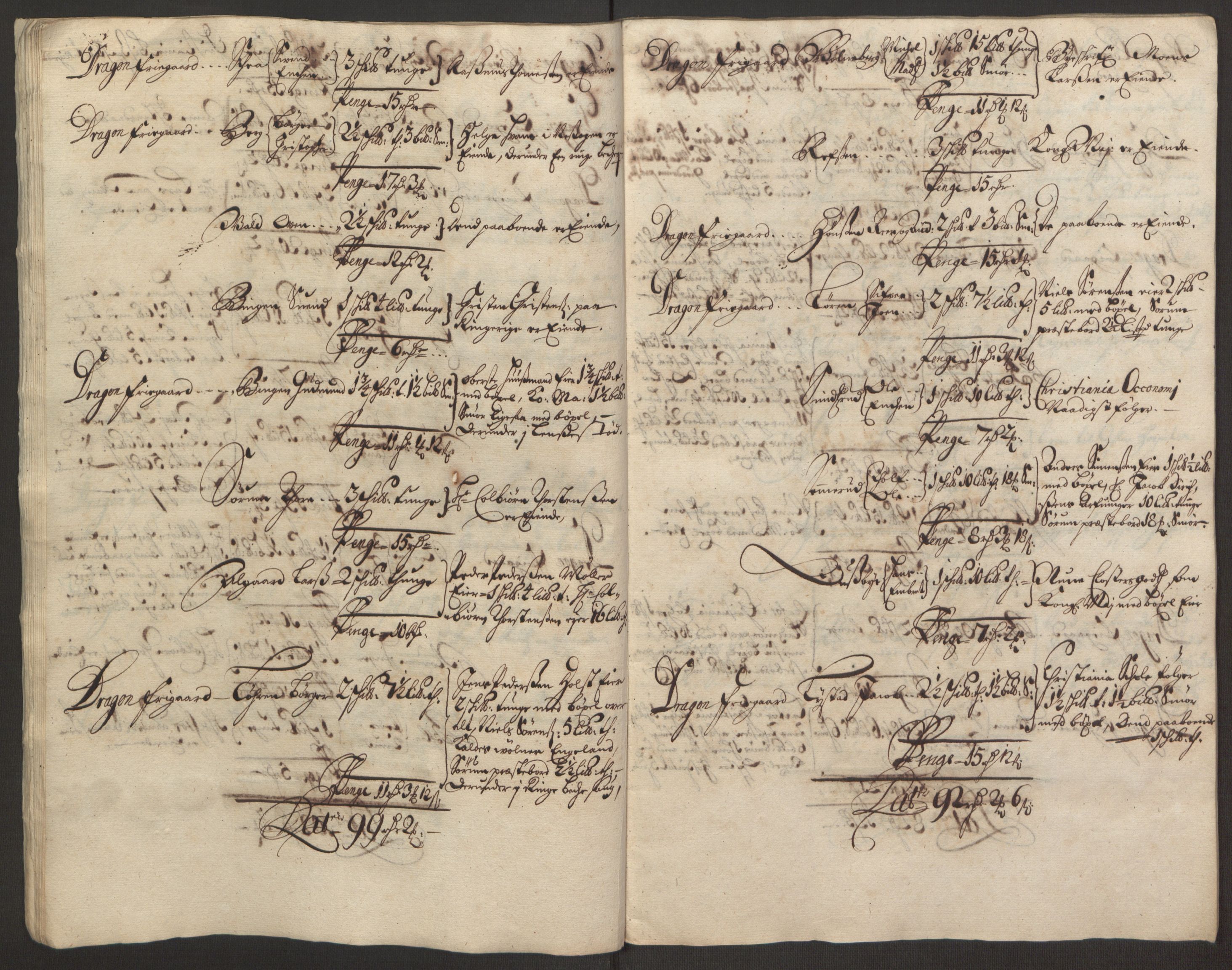 Rentekammeret inntil 1814, Reviderte regnskaper, Fogderegnskap, AV/RA-EA-4092/R11/L0579: Fogderegnskap Nedre Romerike, 1694-1695, p. 297