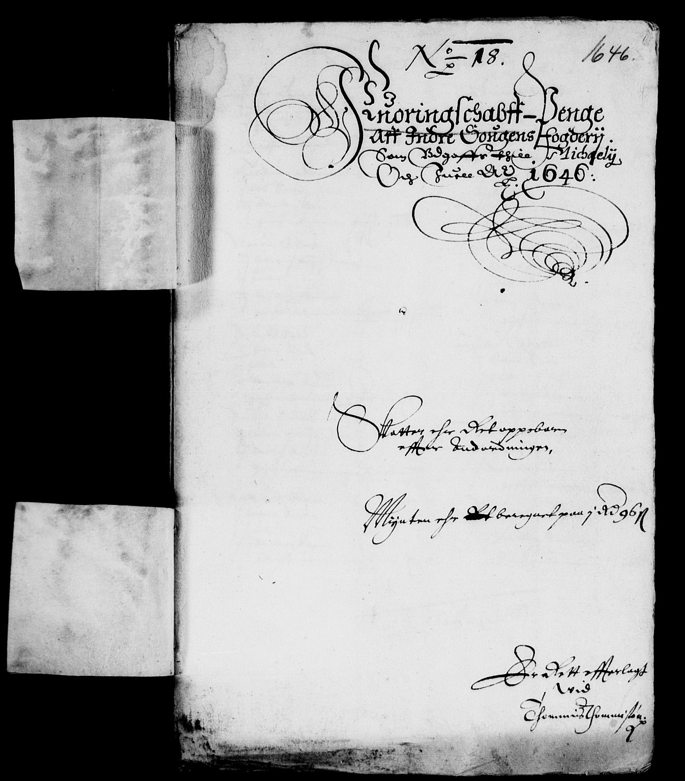 Rentekammeret inntil 1814, Reviderte regnskaper, Lensregnskaper, AV/RA-EA-5023/R/Rb/Rbt/L0107: Bergenhus len, 1646