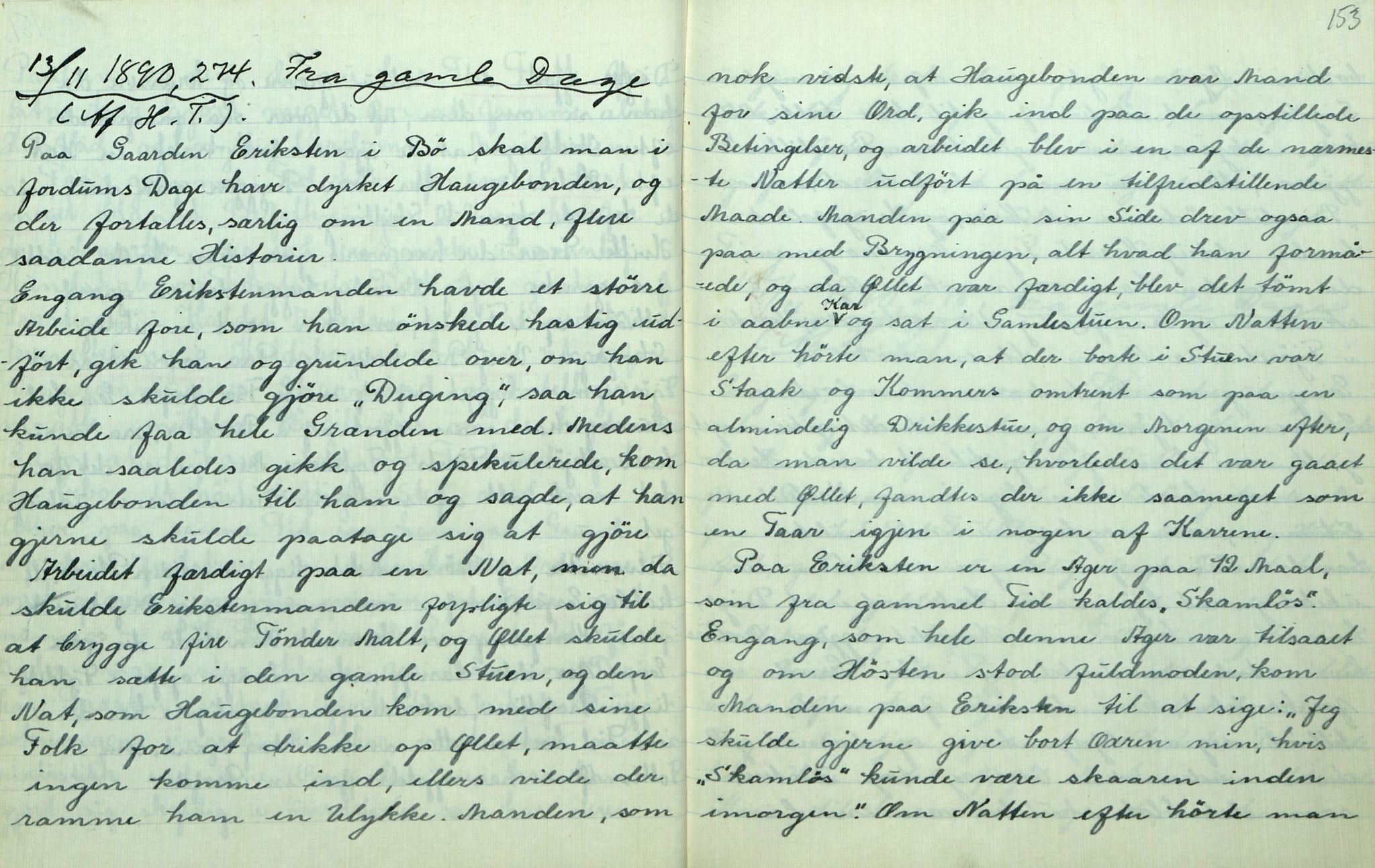Rikard Berge, TEMU/TGM-A-1003/F/L0013/0018: 451-470 / 468 H. etc. Tvedten i "Fremskr." 1885-91, 1943-1944, p. 152-153