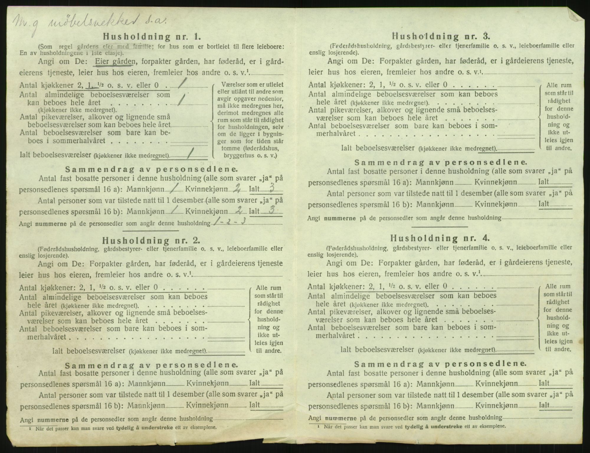 SAH, 1920 census for Torpa, 1920, p. 38