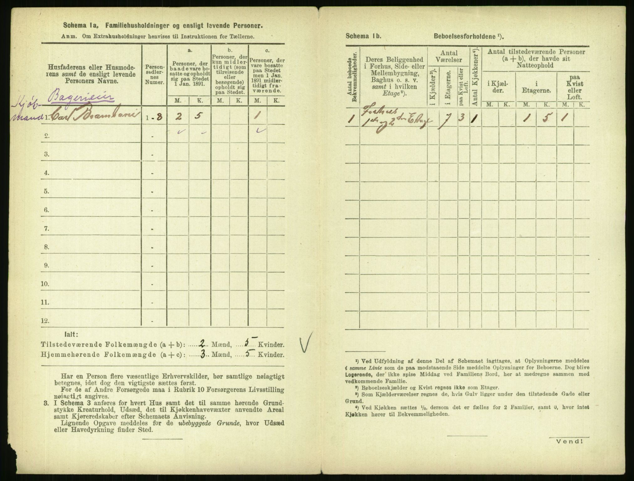 RA, 1891 census for 0301 Kristiania, 1891, p. 39608