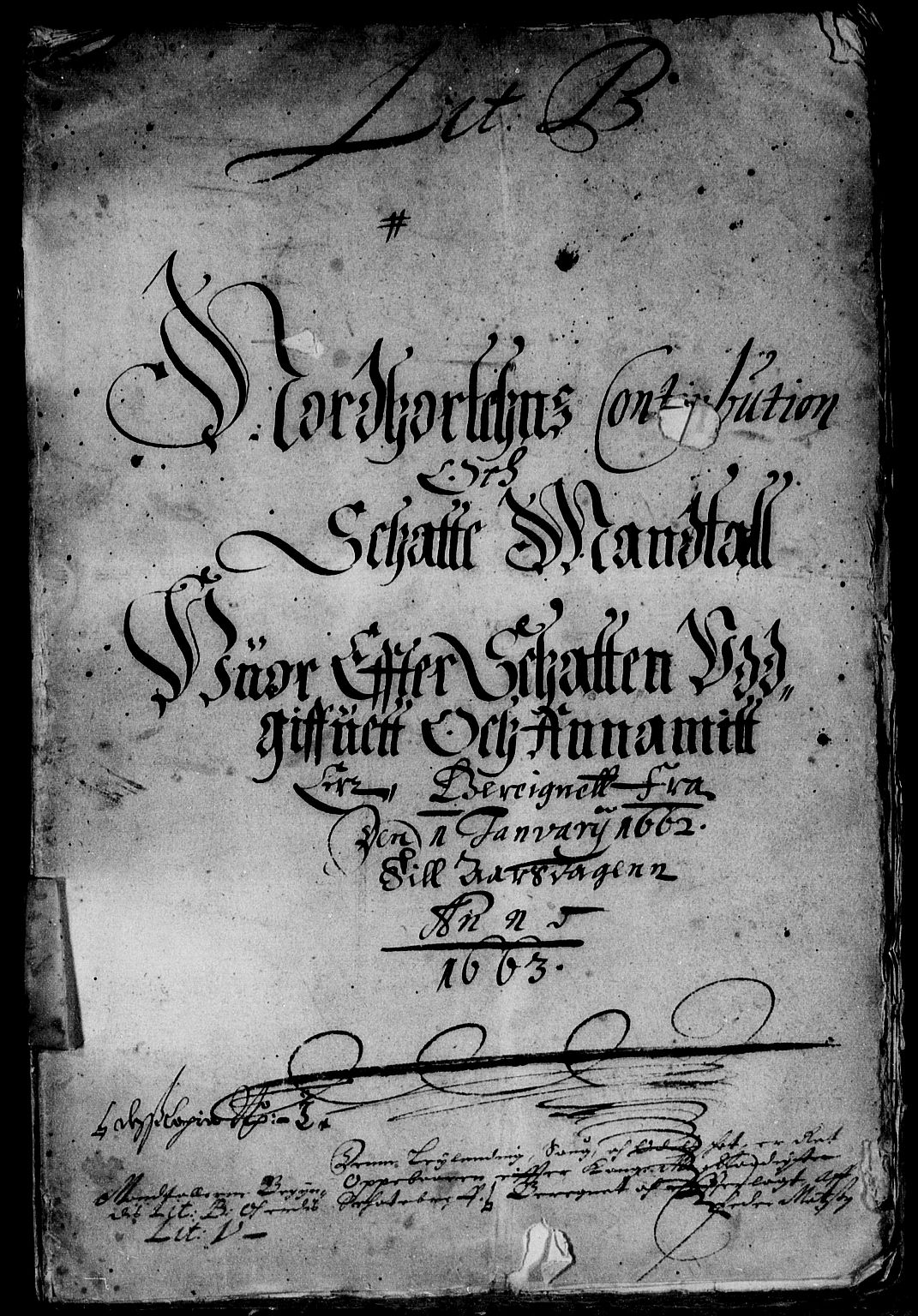 Rentekammeret inntil 1814, Reviderte regnskaper, Stiftamtstueregnskaper, Bergen stiftamt, AV/RA-EA-6043/R/Rc/L0004: Bergen stiftamt, 1661-1662