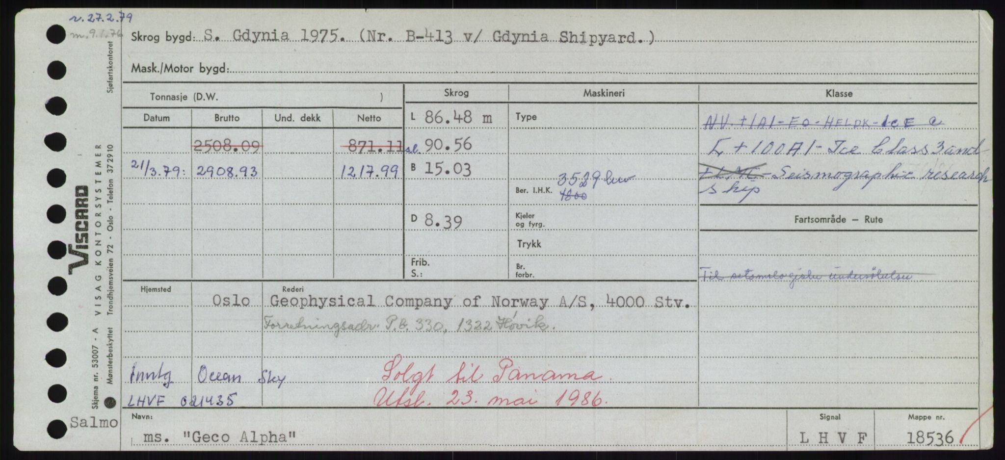 Sjøfartsdirektoratet med forløpere, Skipsmålingen, RA/S-1627/H/Hd/L0012: Fartøy, G-Glø, p. 133