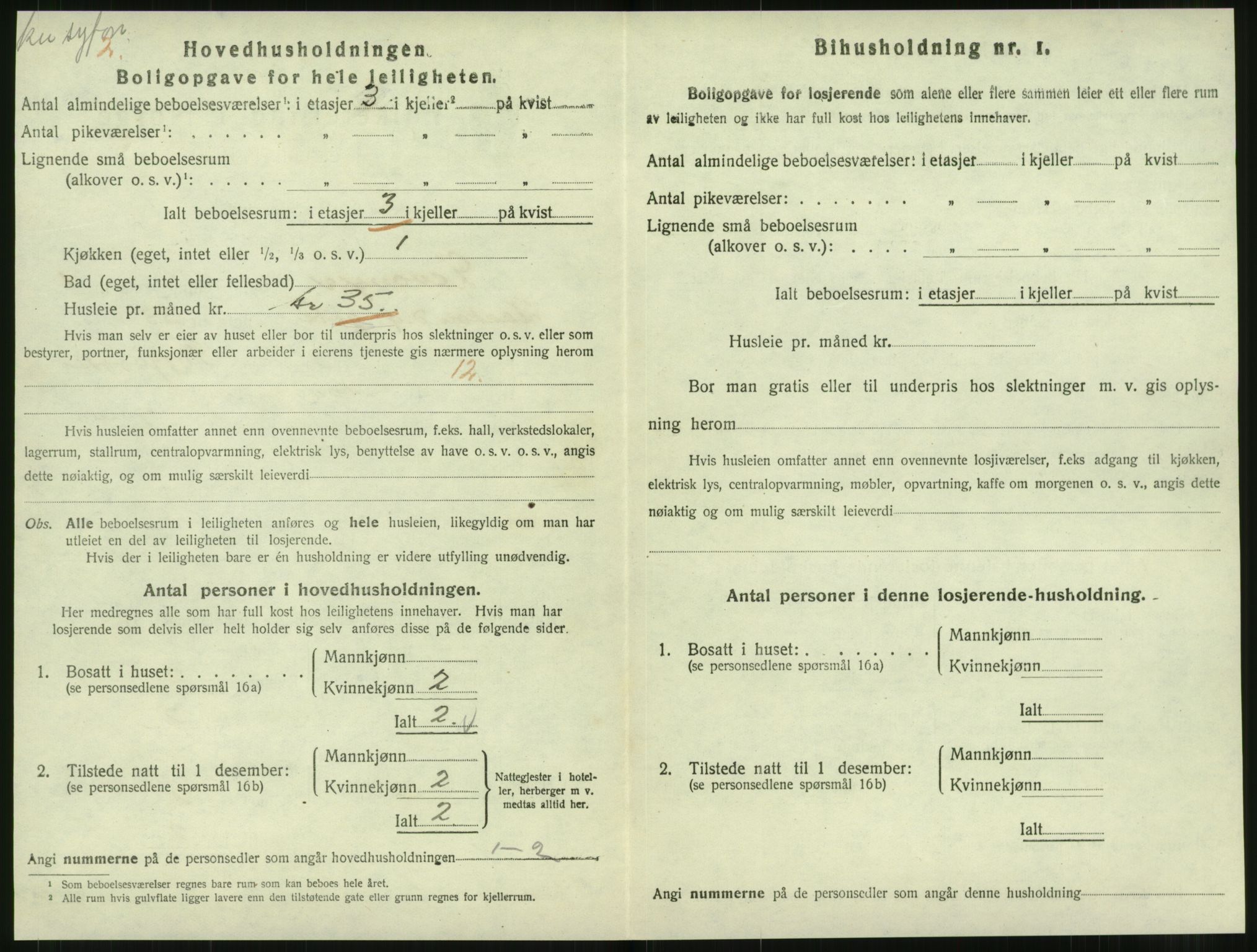 SAT, 1920 census for Levanger town, 1920, p. 677