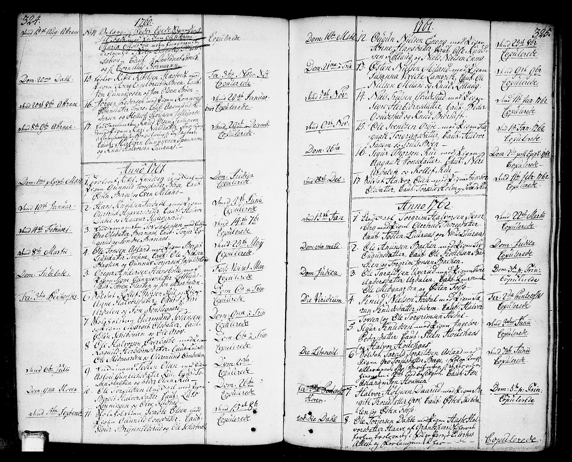 Tinn kirkebøker, SAKO/A-308/F/Fa/L0002: Parish register (official) no. I 2, 1757-1810, p. 324-325