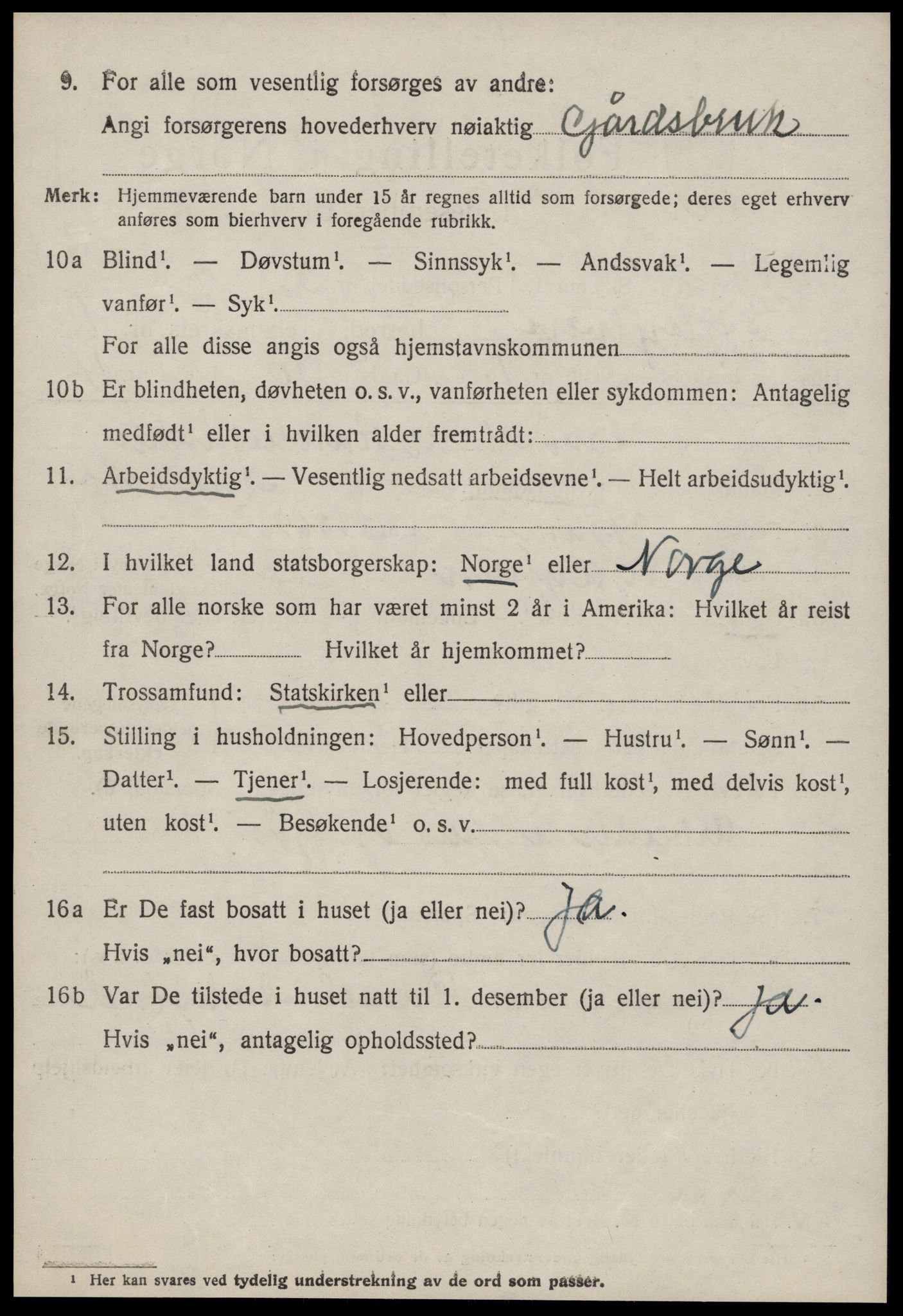 SAT, 1920 census for Sykkylven, 1920, p. 920