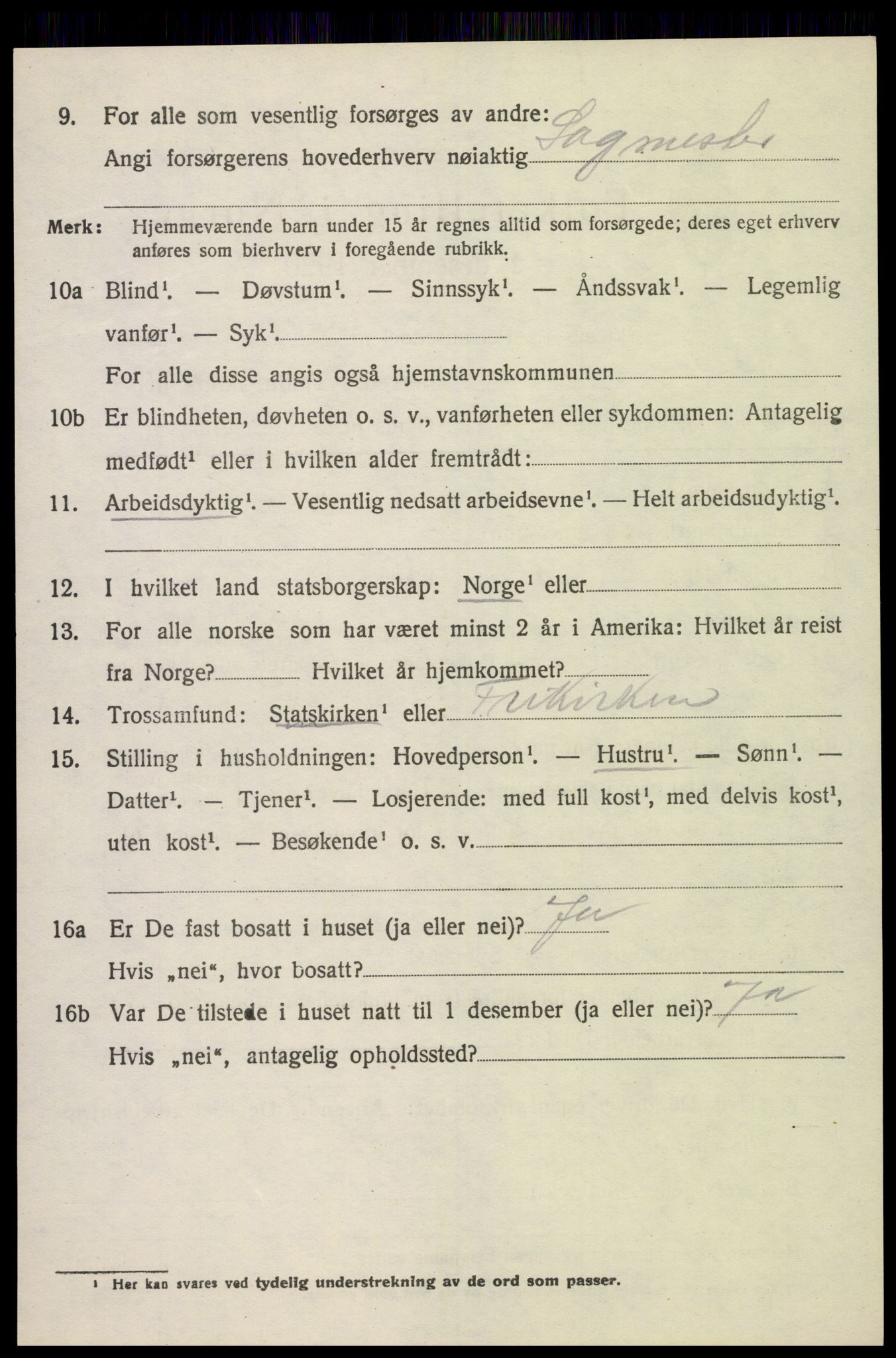 SAH, 1920 census for Brandbu, 1920, p. 3818