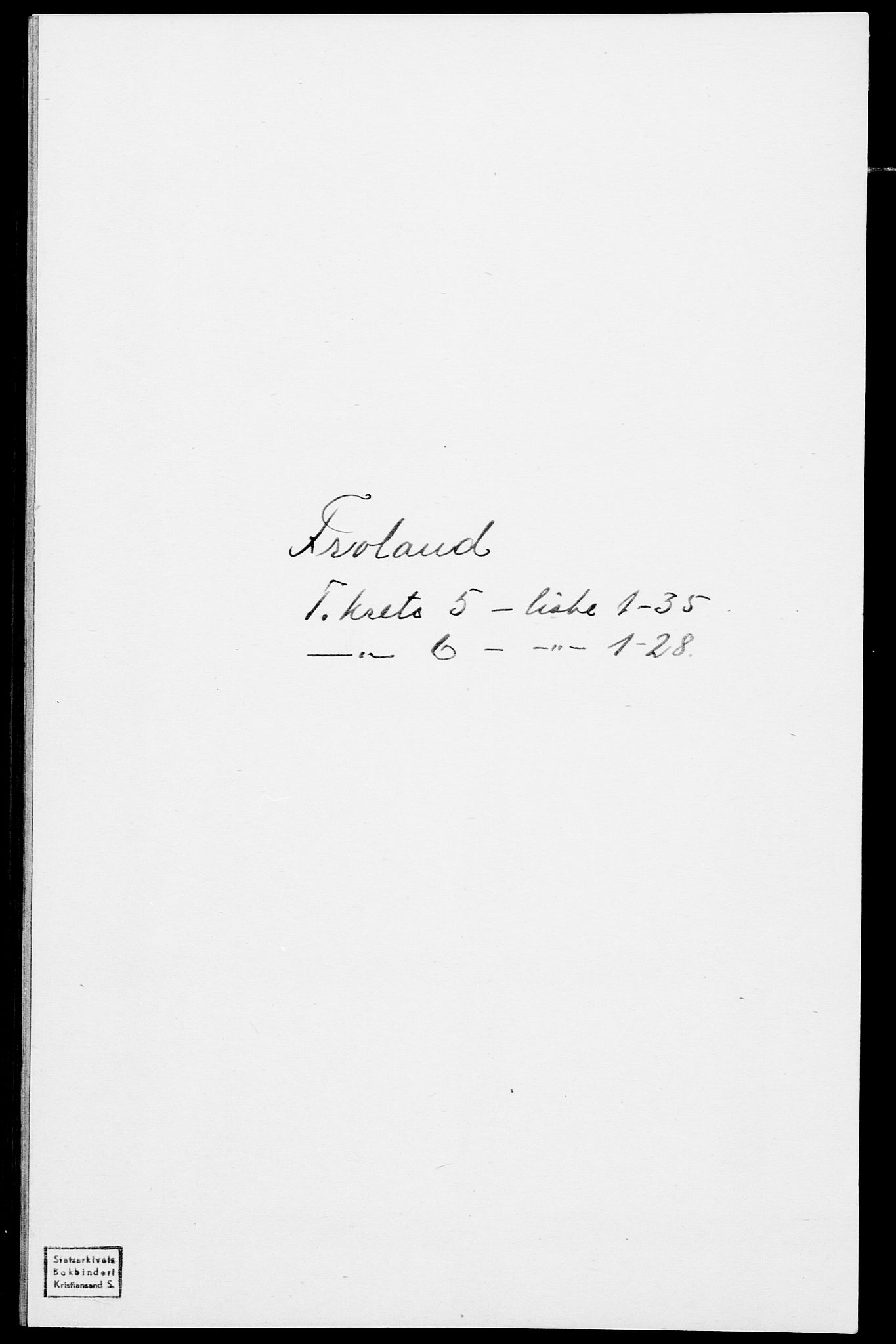 SAK, 1875 census for 0919P Froland, 1875, p. 501