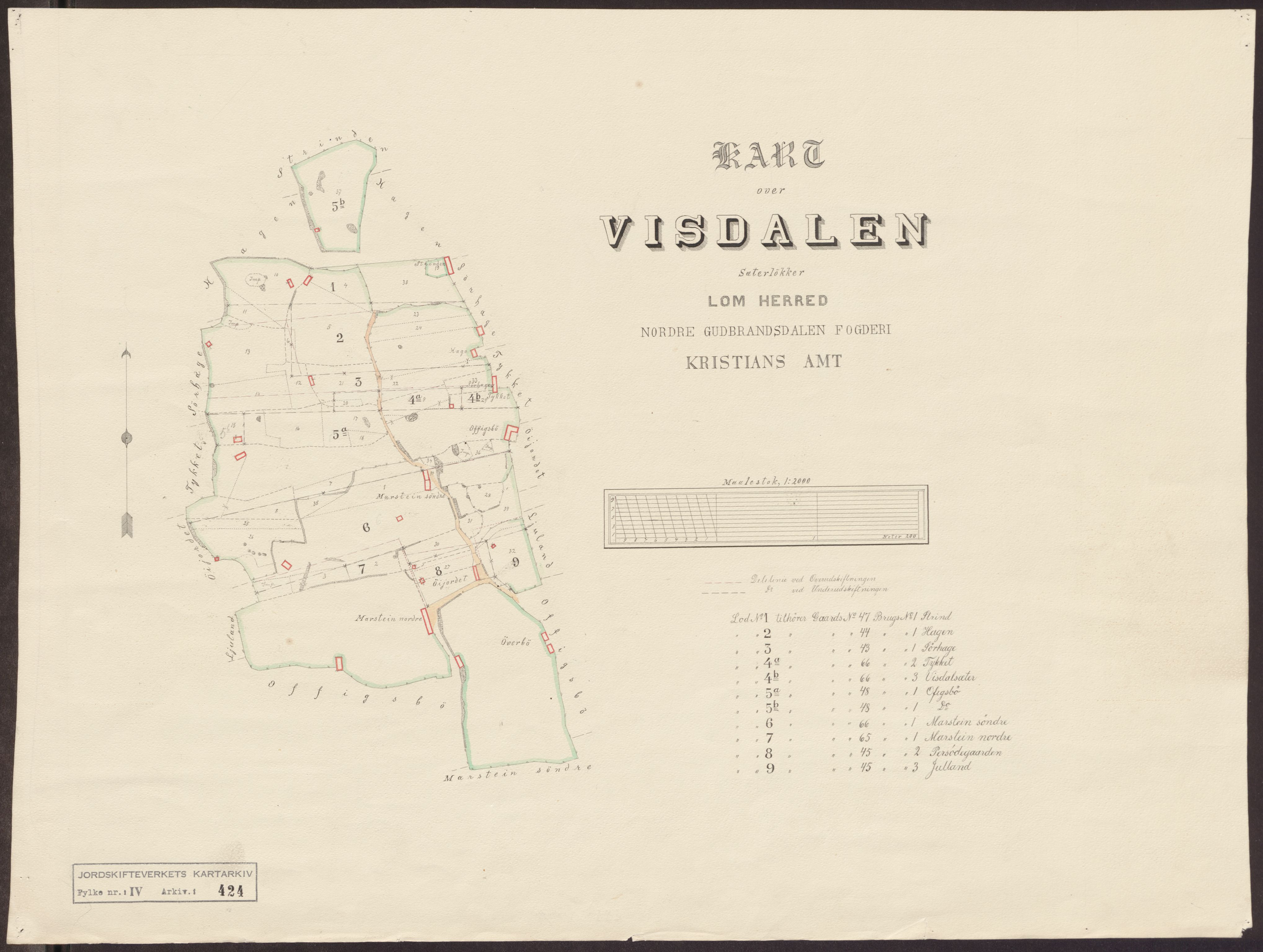 Jordskifteverkets kartarkiv, AV/RA-S-3929/T, 1859-1988, p. 501