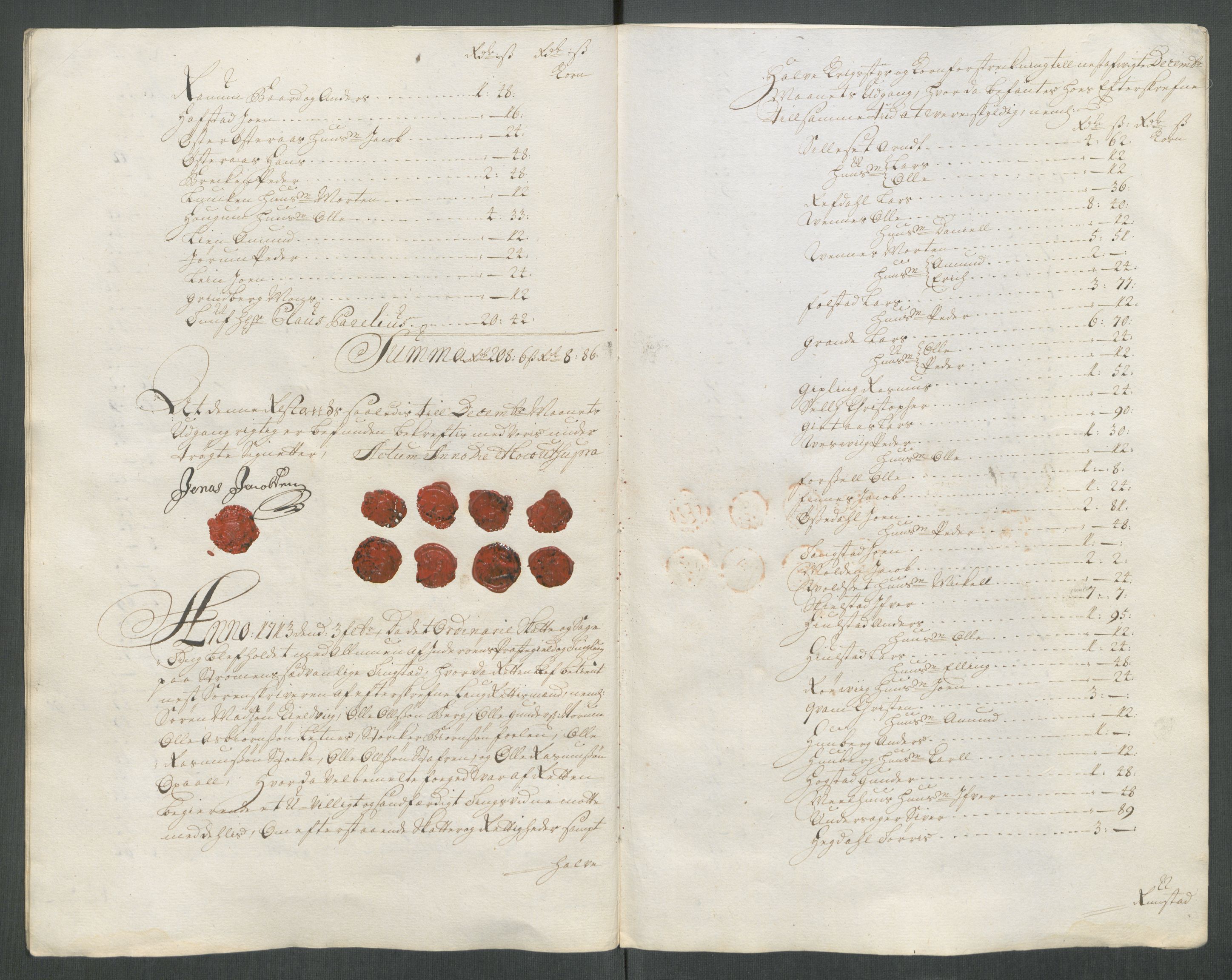 Rentekammeret inntil 1814, Reviderte regnskaper, Fogderegnskap, RA/EA-4092/R63/L4320: Fogderegnskap Inderøy, 1712, p. 364