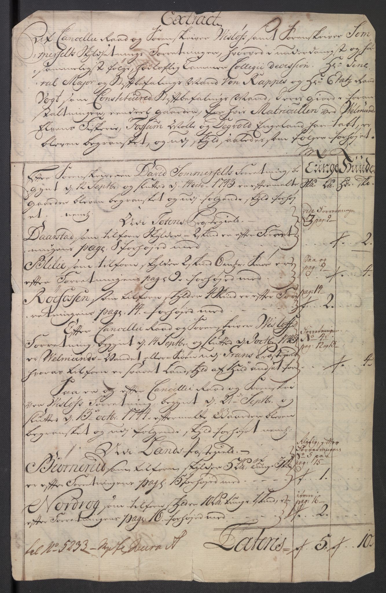 Rentekammeret inntil 1814, Reviderte regnskaper, Fogderegnskap, AV/RA-EA-4092/R18/L1345: Fogderegnskap Hadeland, Toten og Valdres, 1745-1746, p. 77